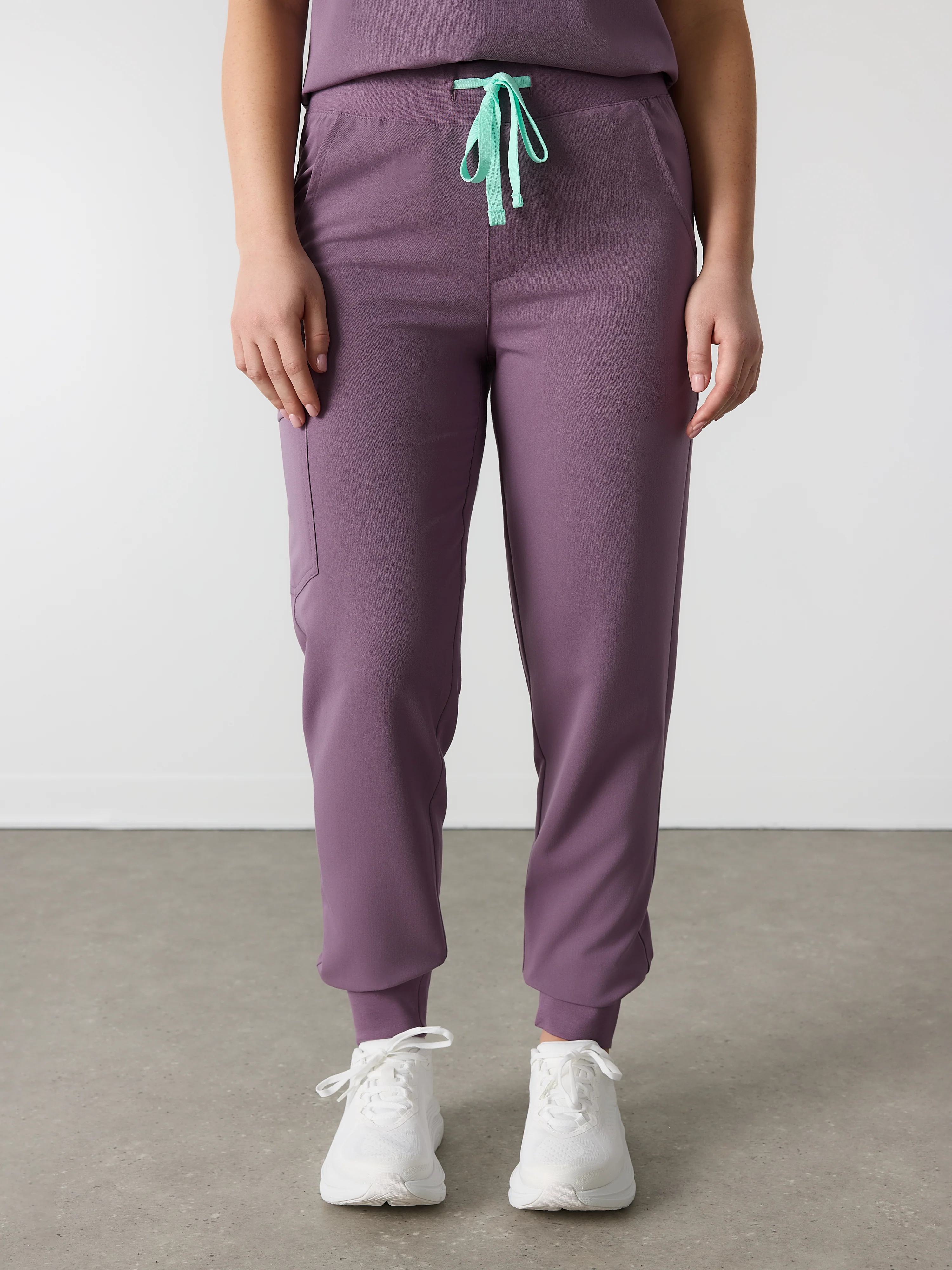 DEMI RE-GARDE™ - DUSTY PURPLE - Jogger Scrub Pants - SILVADUR™ - Image 2