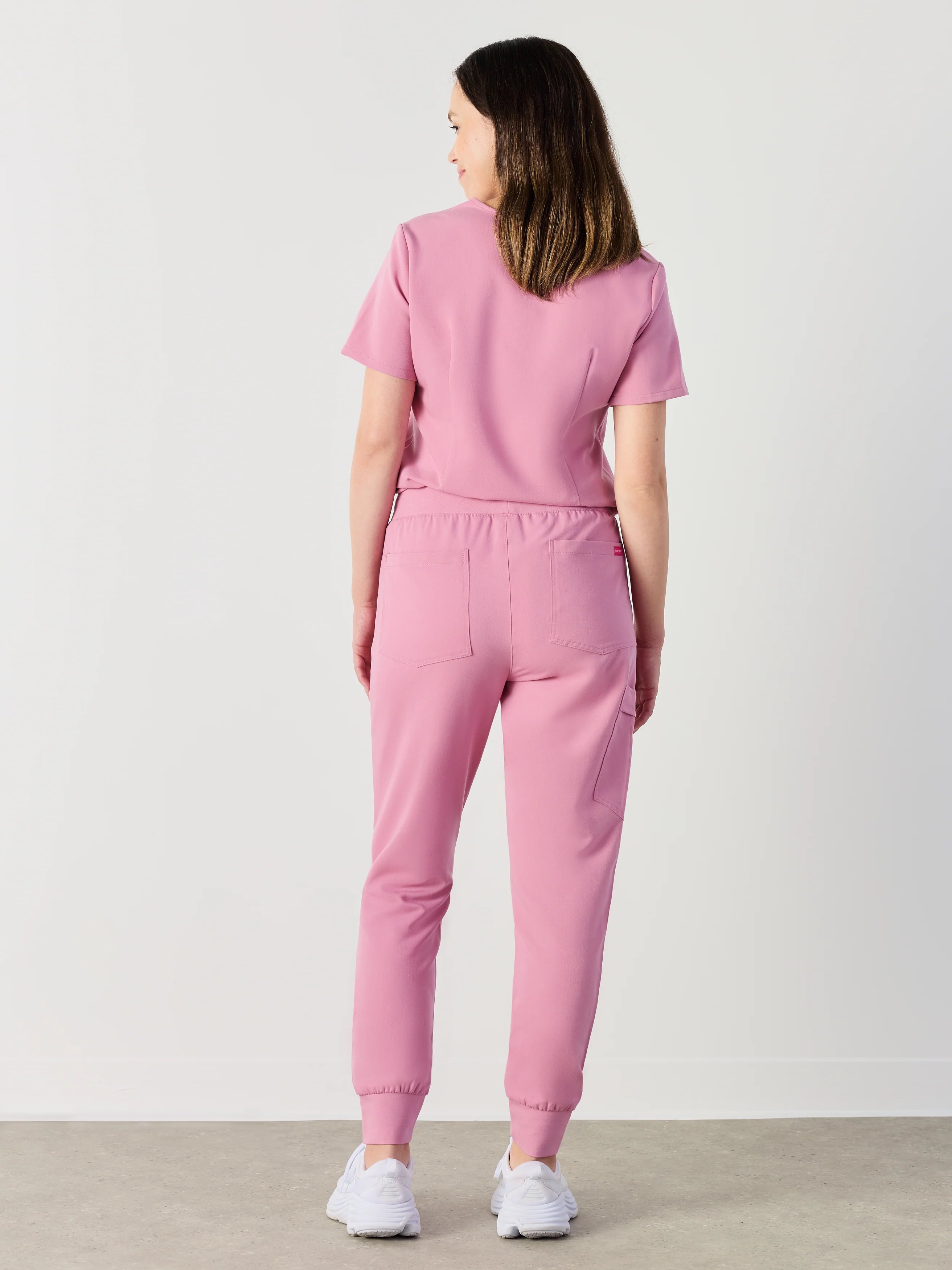 DEMI RE-GARDE™ - HOPEFUL PINK - Jogger Scrub Pants - SILVADUR™ - Final Sale - Image 4