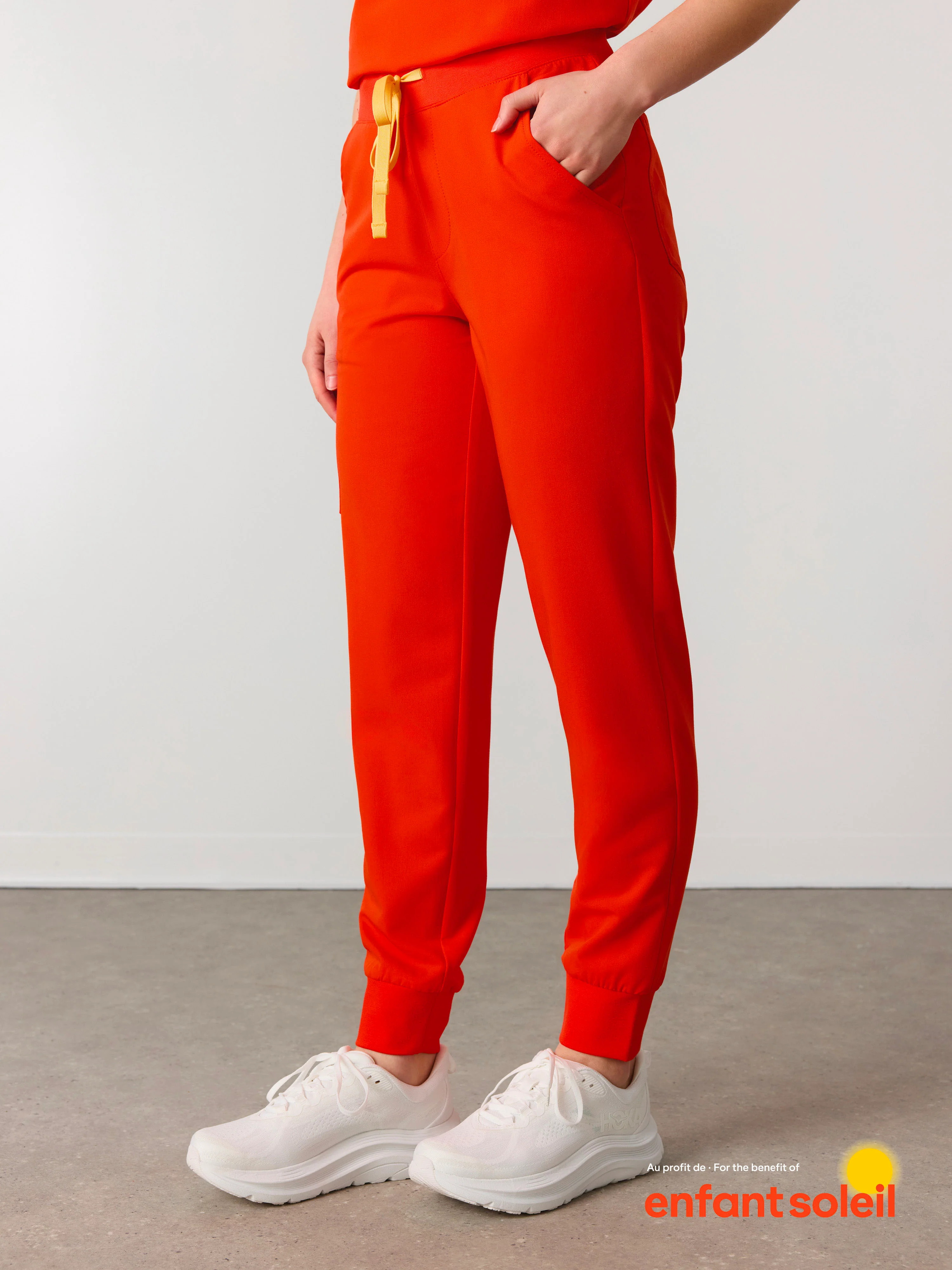 DEMI RE-GARDE™ - TANGERINE - Jogger Scrub Pants - SILVADUR™ - Image 2