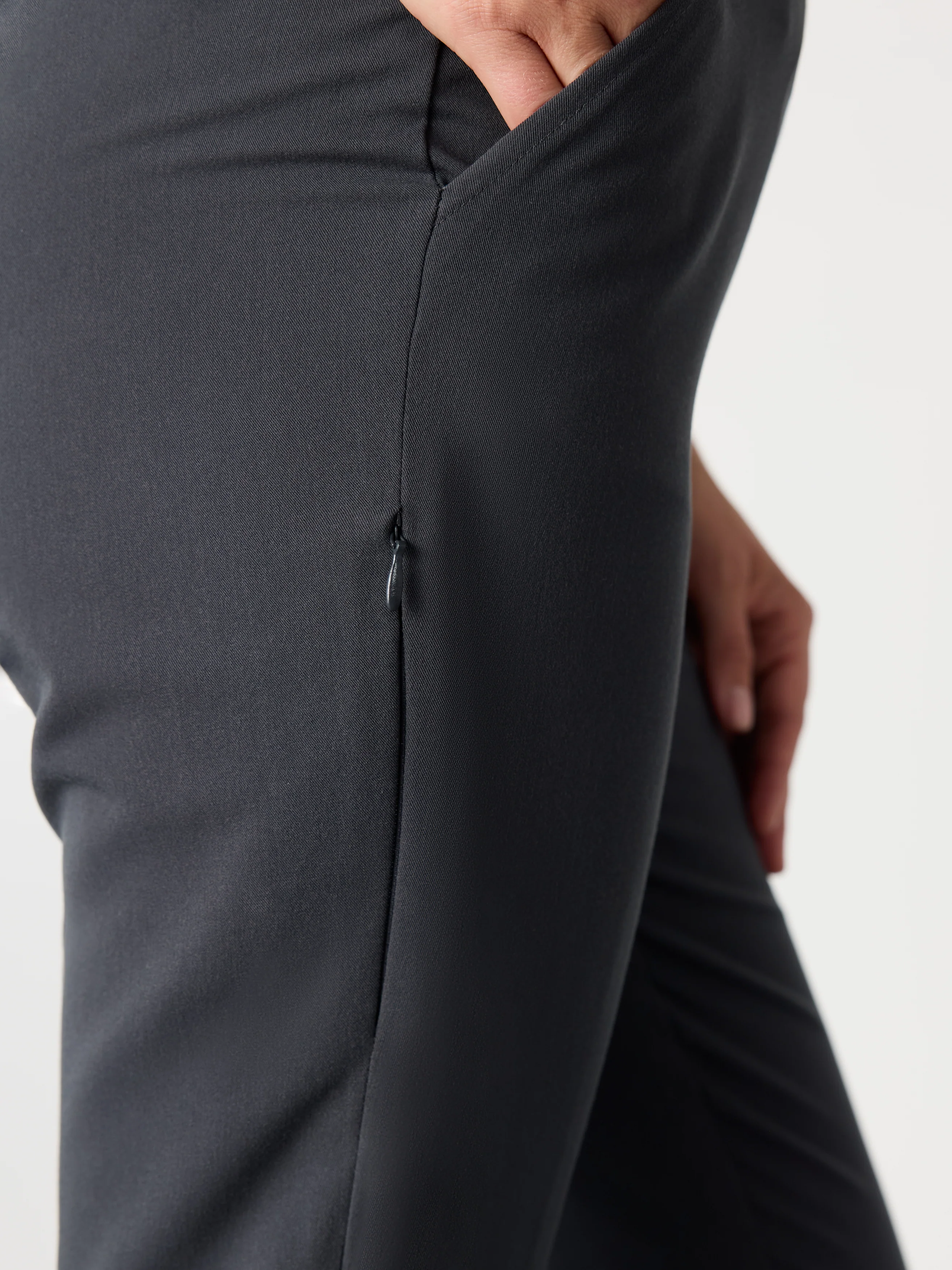 EVA RE-GARDE™ - CHARCOAL - 7/8 Scrub Pants - SILVADUR™ - Final Sale - Image 4
