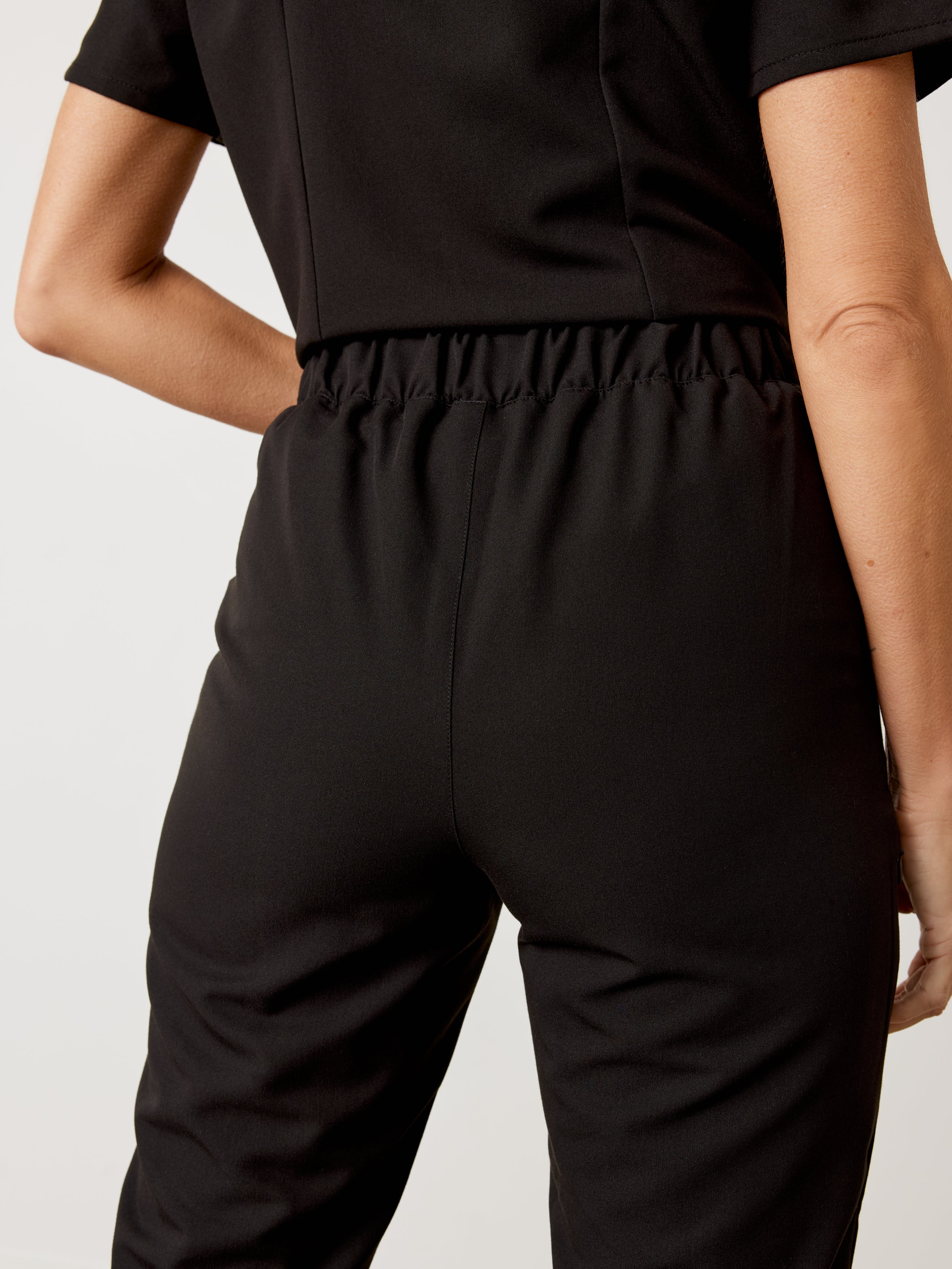 EVA RE-GARDE™ - BLACK - 7/8 Scrub Pants - SILVADUR™ - Final Sale - Image 5