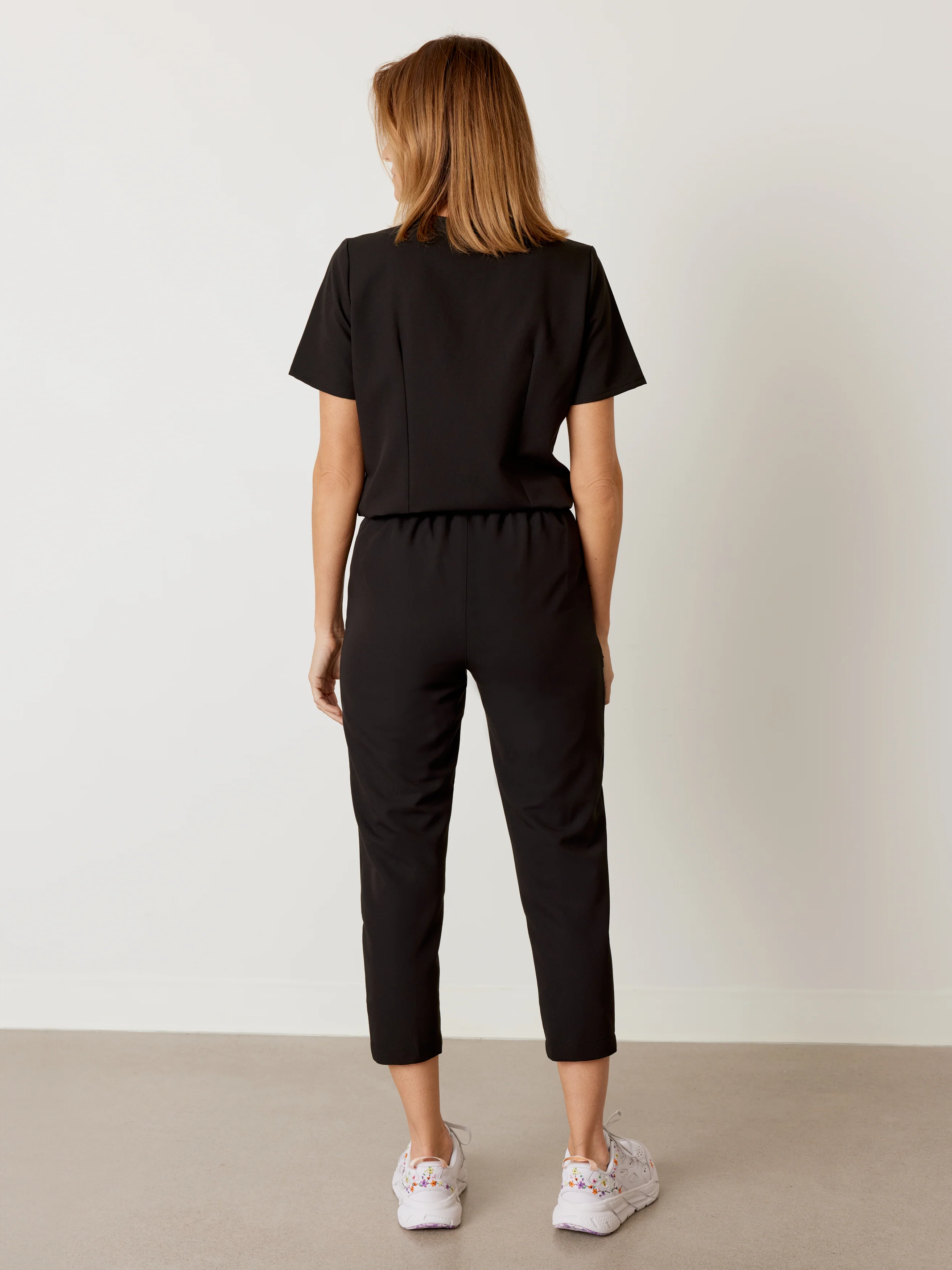 EVA RE-GARDE™ - BLACK - 7/8 Scrub Pants - SILVADUR™ - Final Sale - Image 6
