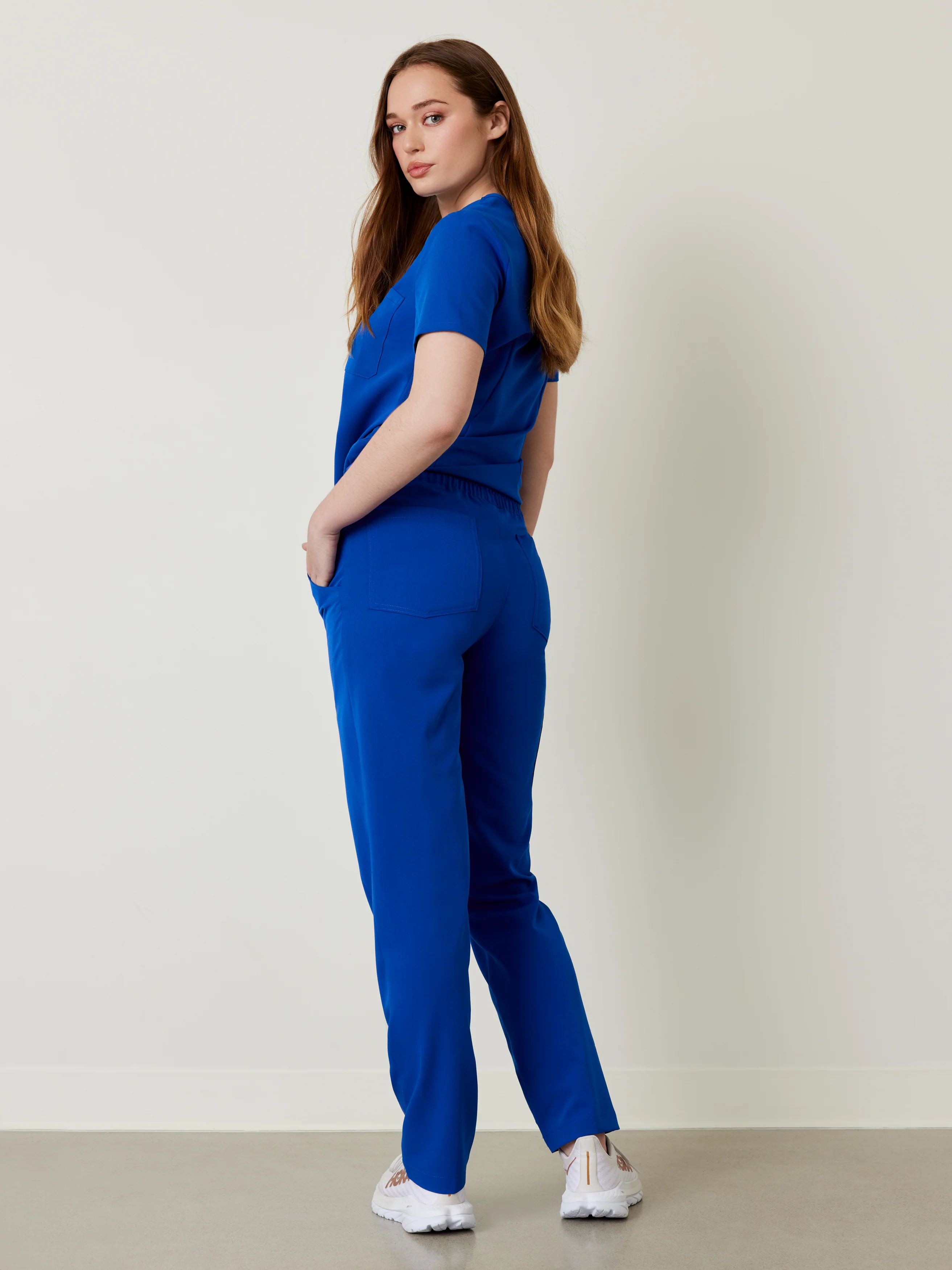 JULIETA RE-GARDE™ - ROYAL BLUE - Straight Cut Scrub Pants - SILVADUR™ - Image 3