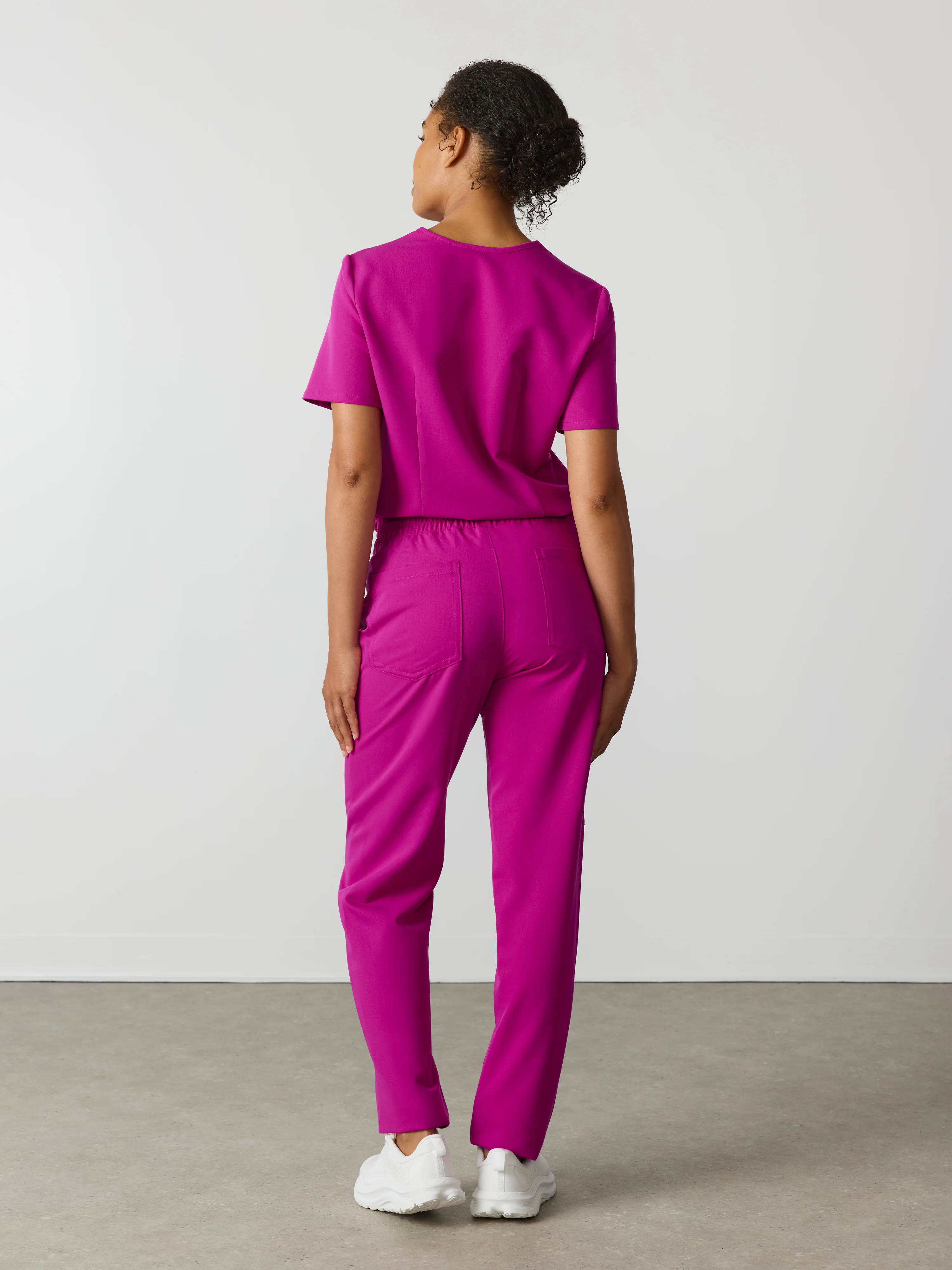 JULIETA RE-GARDE™ - MAGENTA - Straight Cut Scrub Pants - SILVADUR™ - Image 4