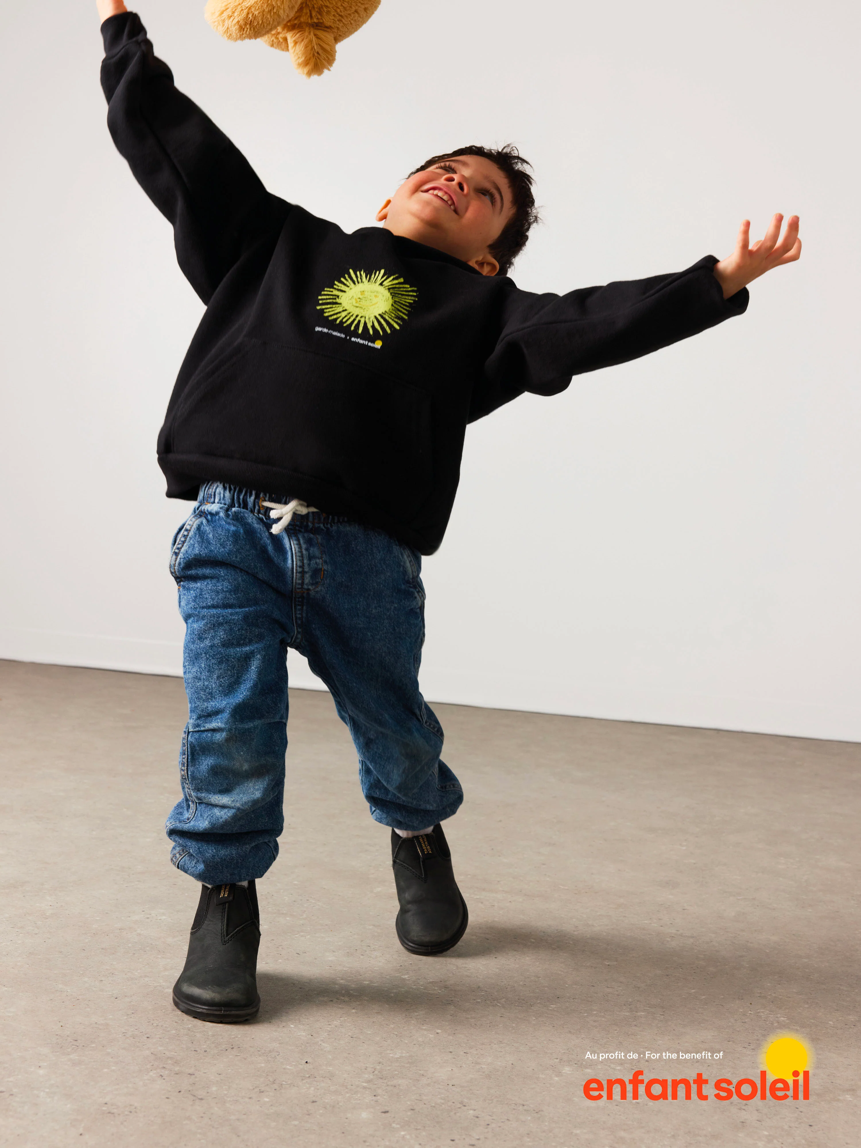G-M x Enfant Soleil - Hoodie Junior Petit Soleil - Image 2