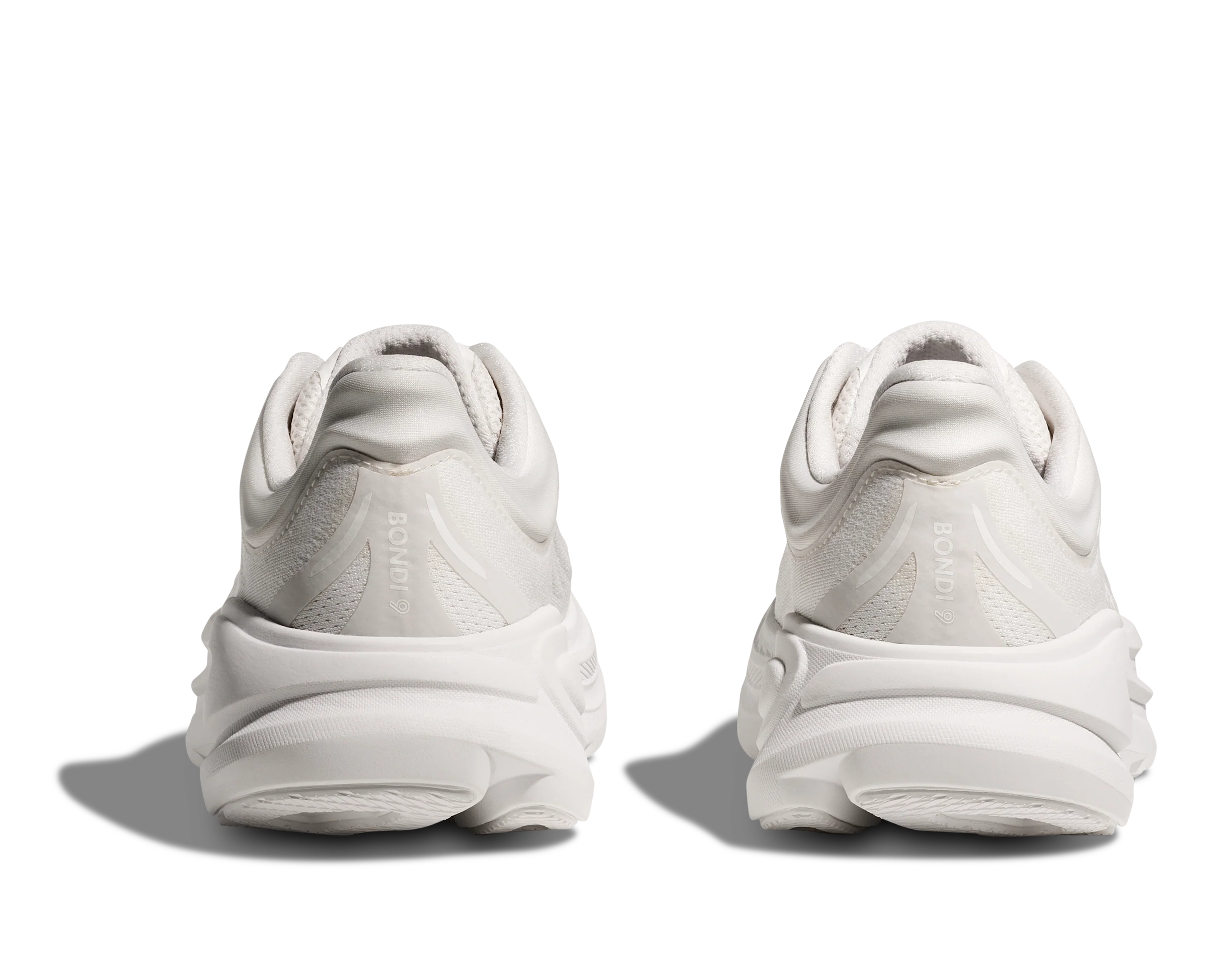 Men's Hoka Bondi 9 White / White - Image 4