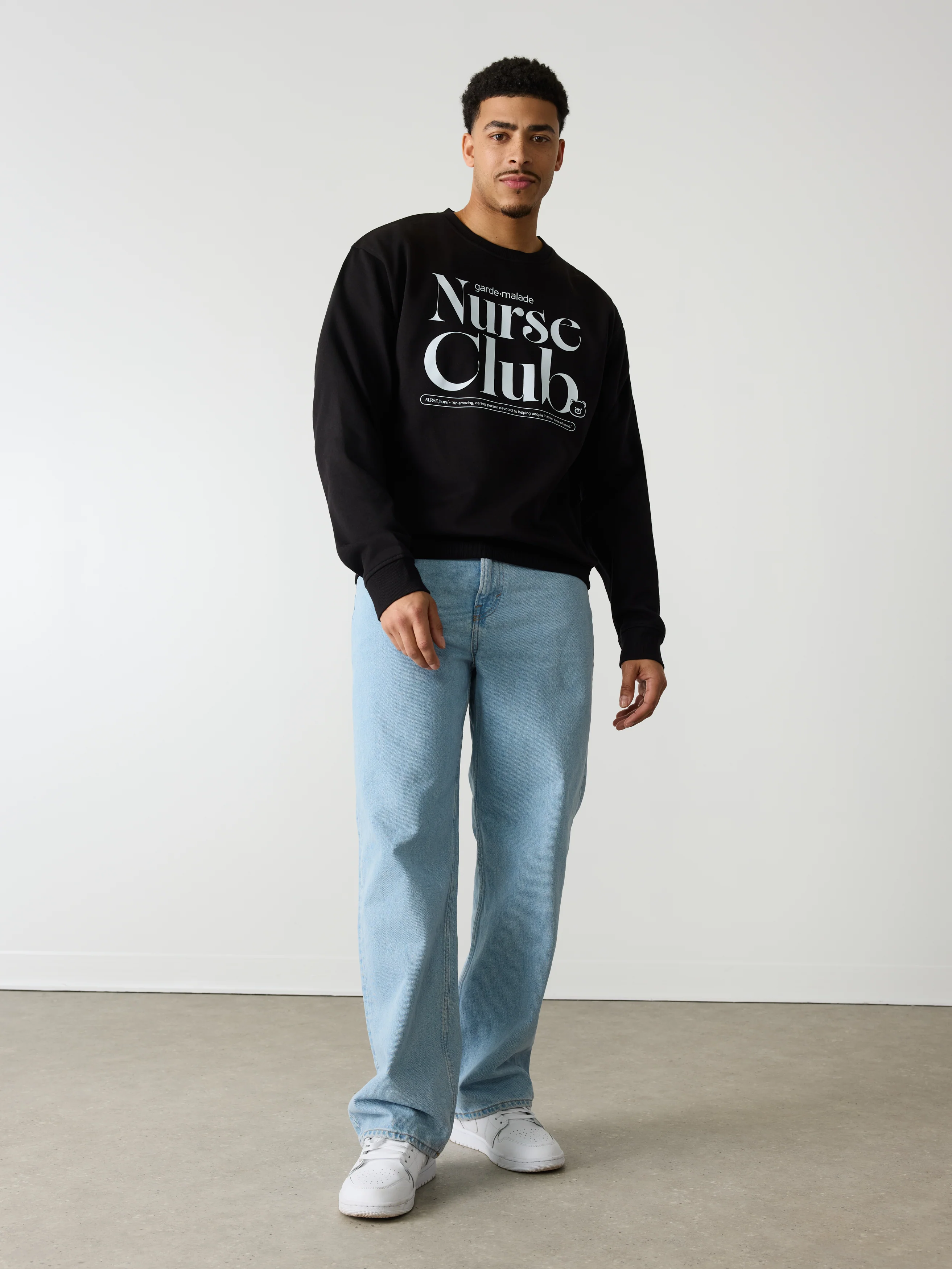Nurse Club - Crewneck Black - Image 4