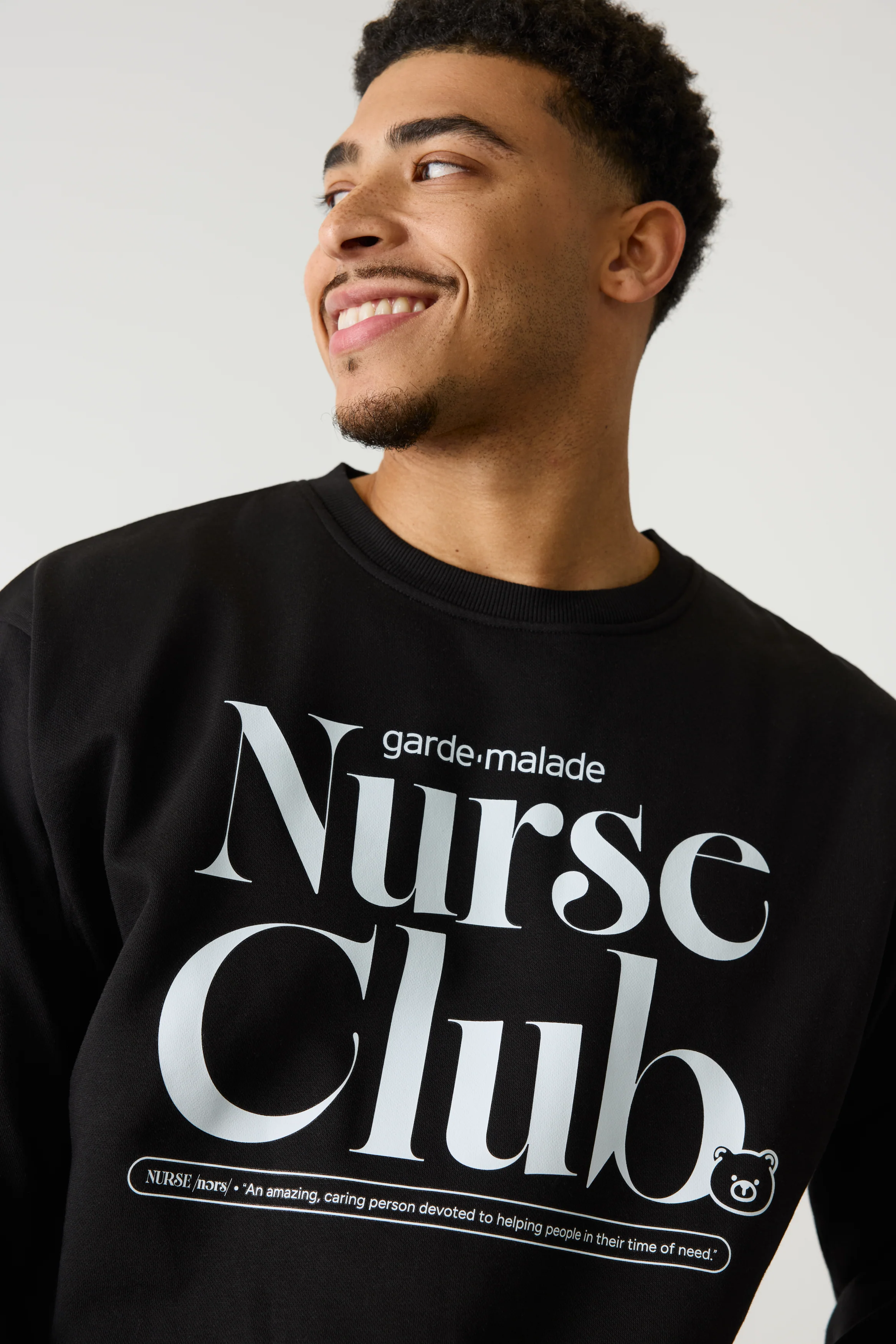 Nurse Club - Crewneck Black - Image 5