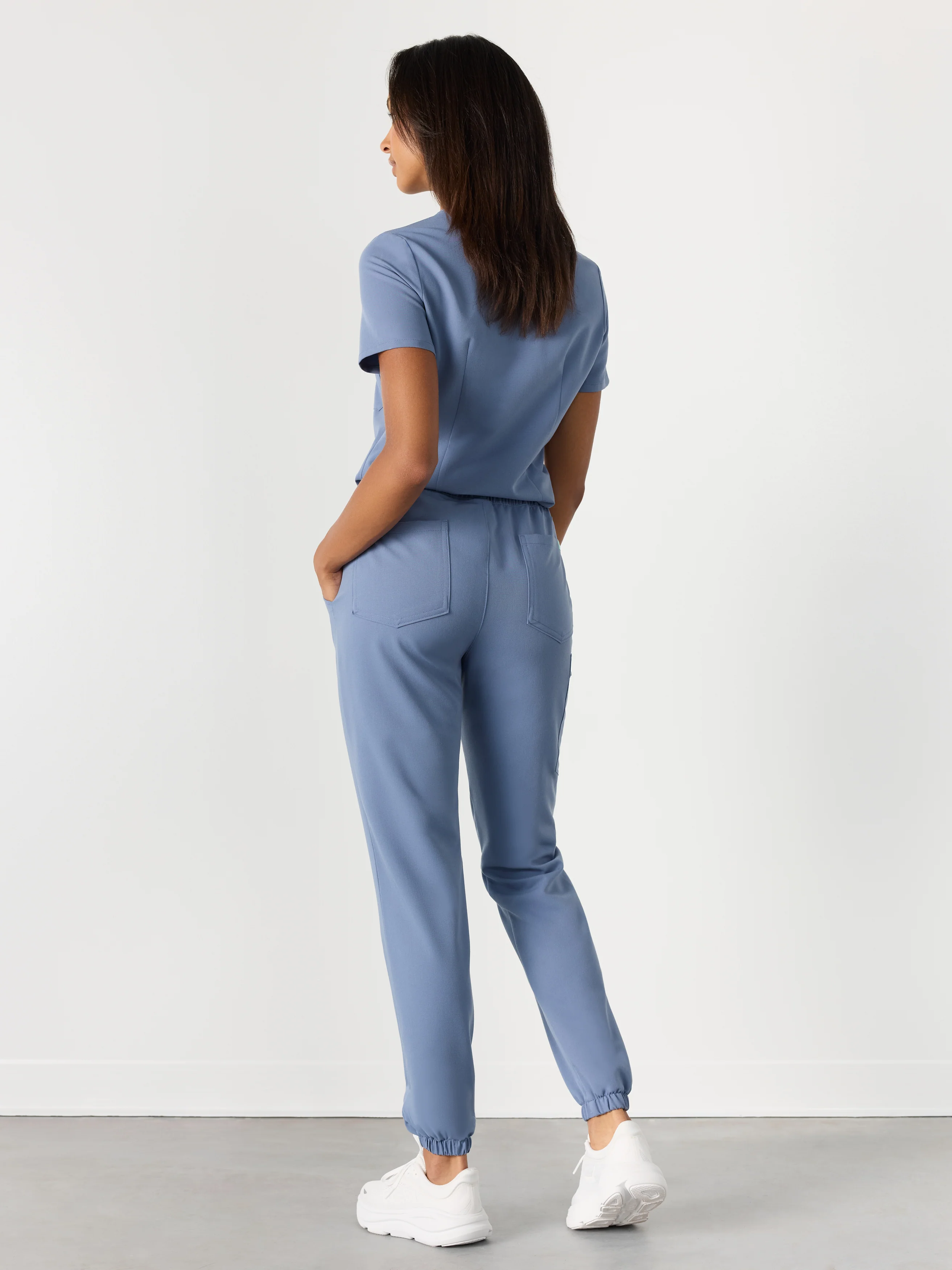 ROSIE RE-GARDE™ - BLUE HORIZON - Jogger Scrub Pants - SILVADUR™ - Final Sale - Image 4