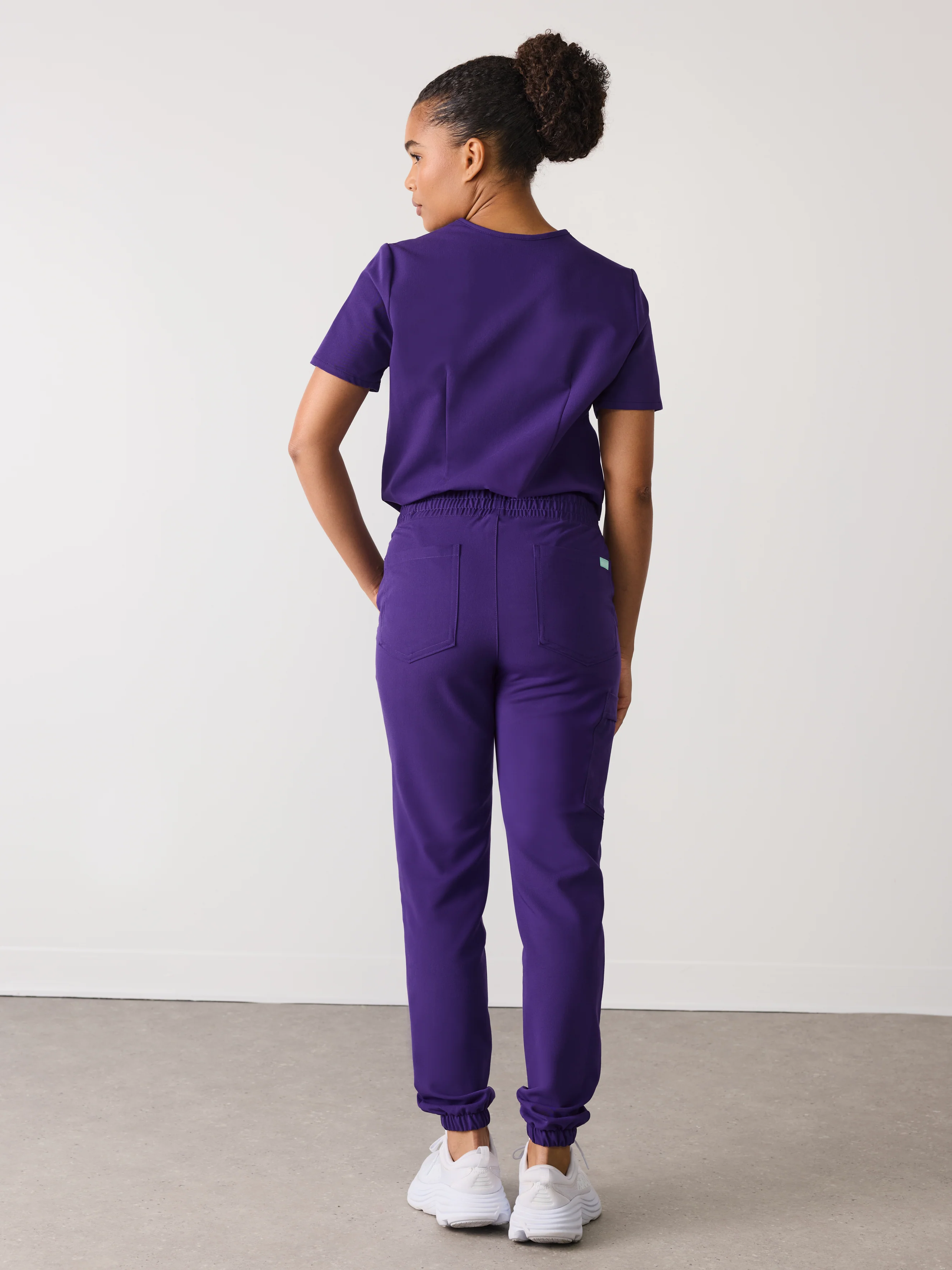 ROSIE RE-GARDE™ - MIDNIGHT VELVET - Jogger Scrub Pants - SILVADUR™ - Final Sale - Image 4