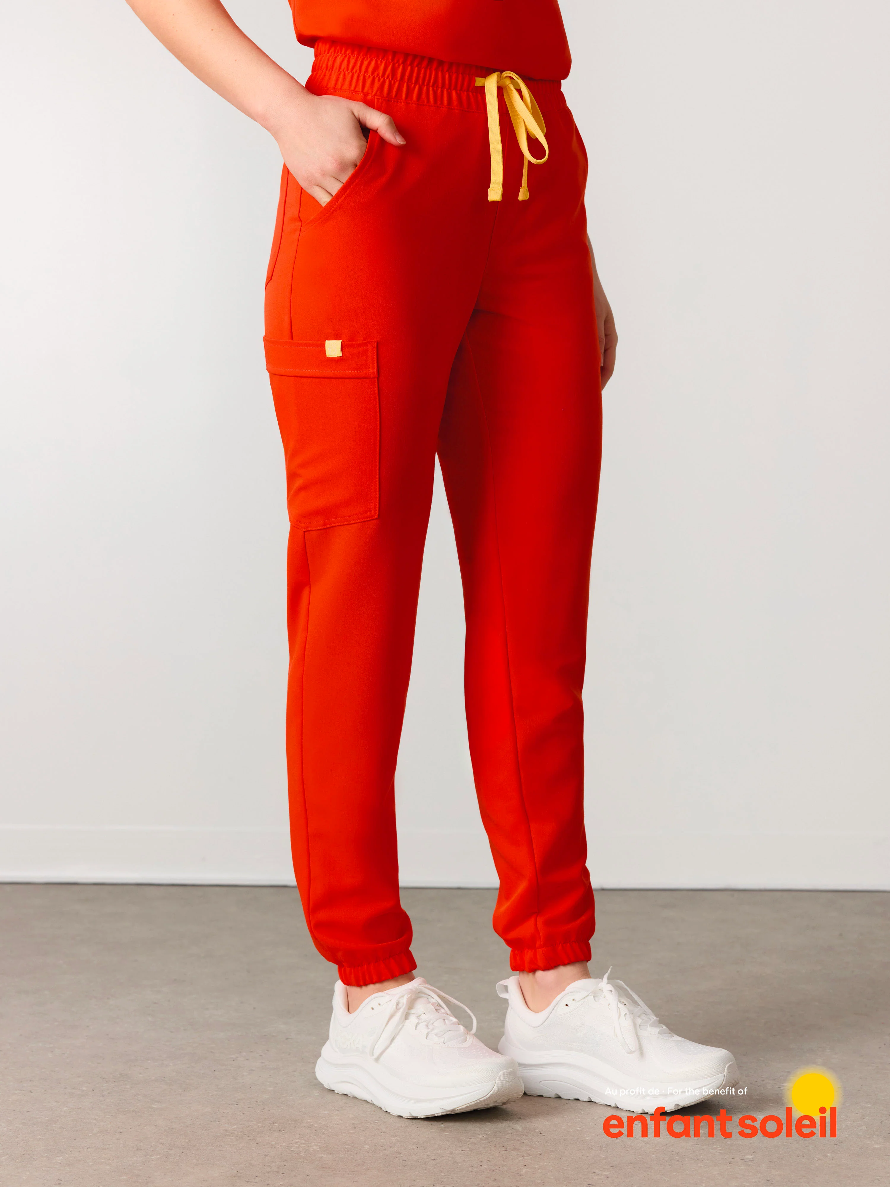 ROSIE RE-GARDE™ - TANGERINE - Jogger Scrub Pants - SILVADUR™ - Image 2