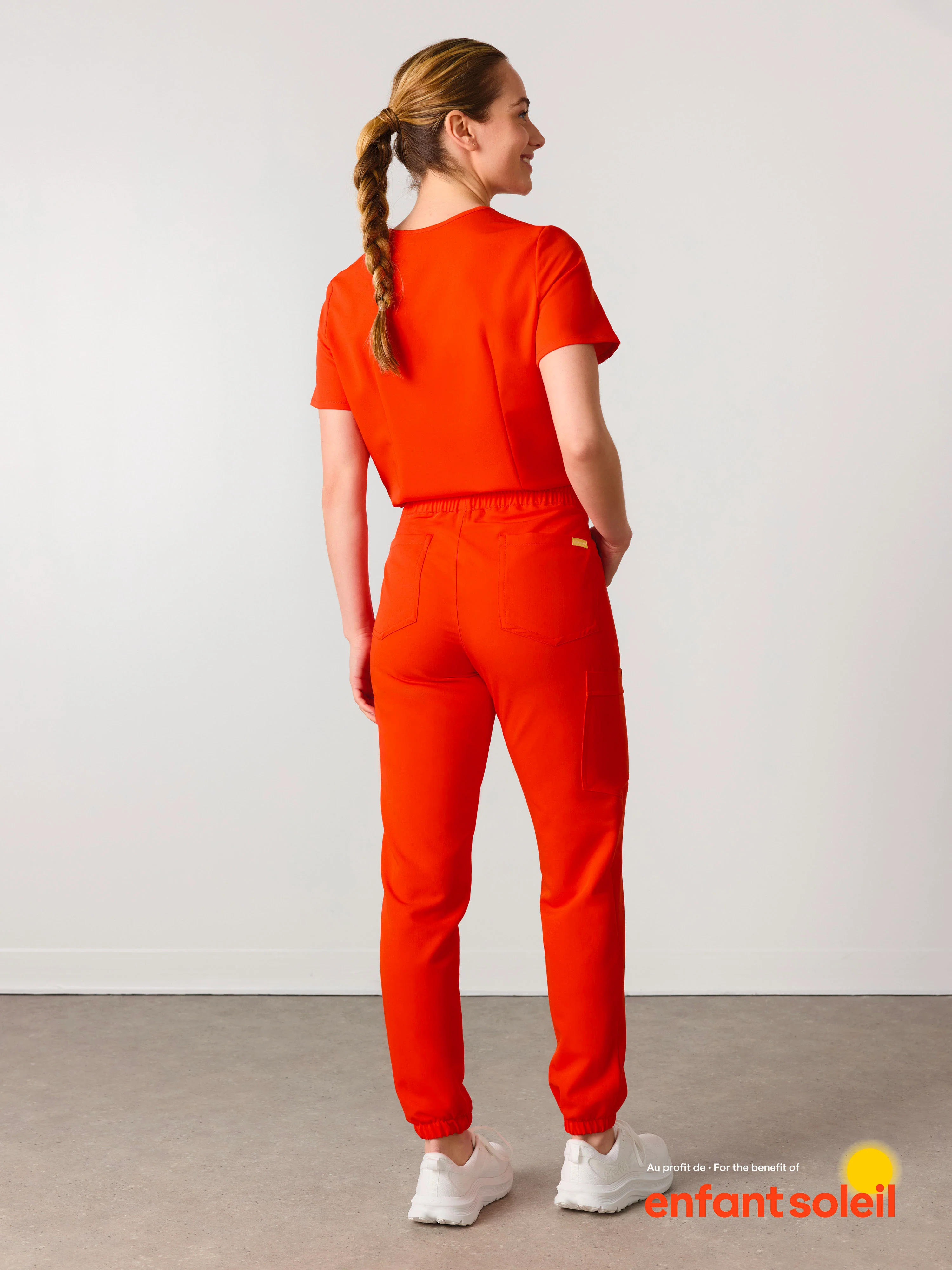 ROSIE RE-GARDE™ - TANGERINE - Jogger Scrub Pants - SILVADUR™ - Image 4