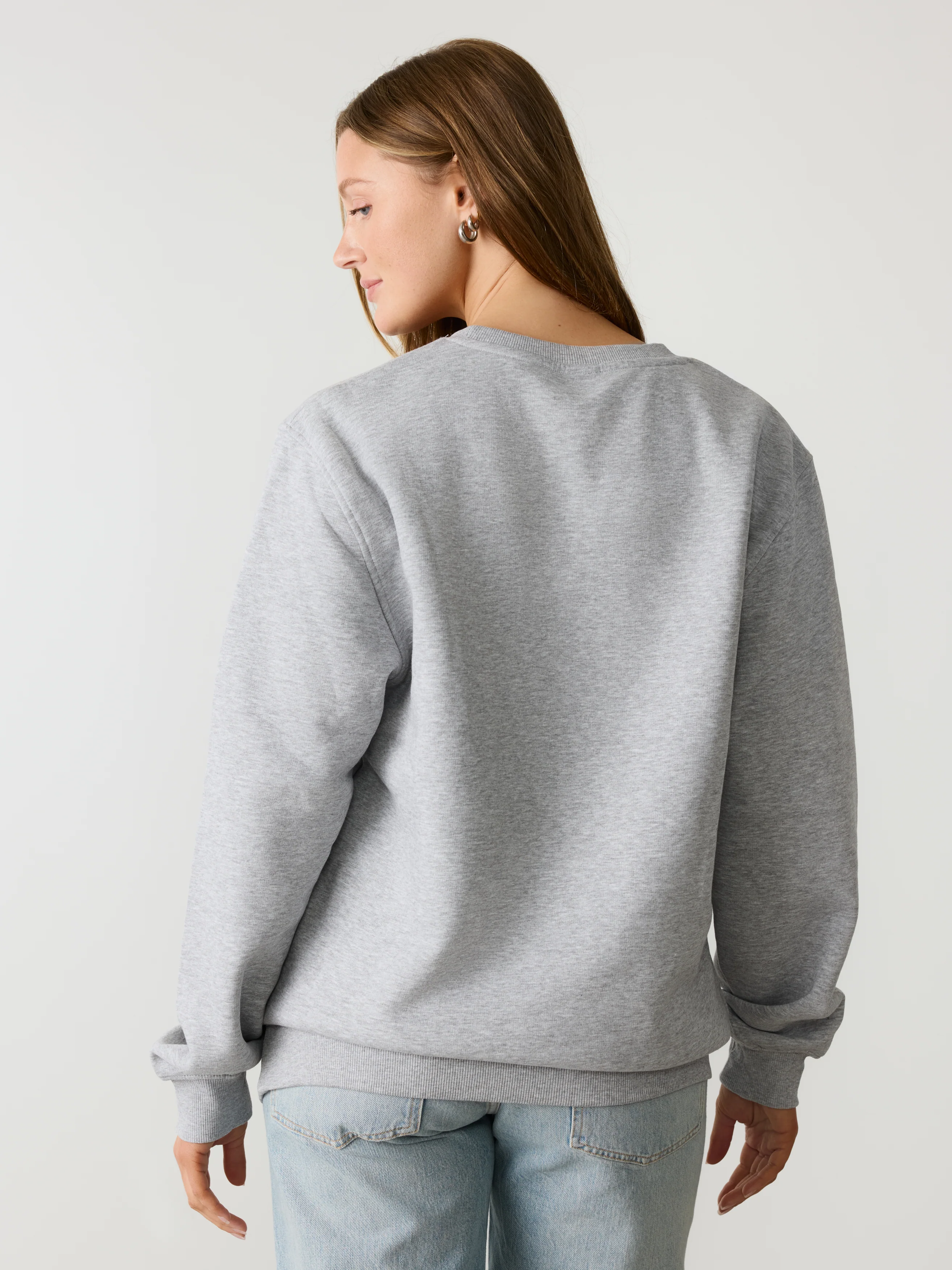 Saving Lives Is My Cardio - Crewneck Heather Grey - Image 3