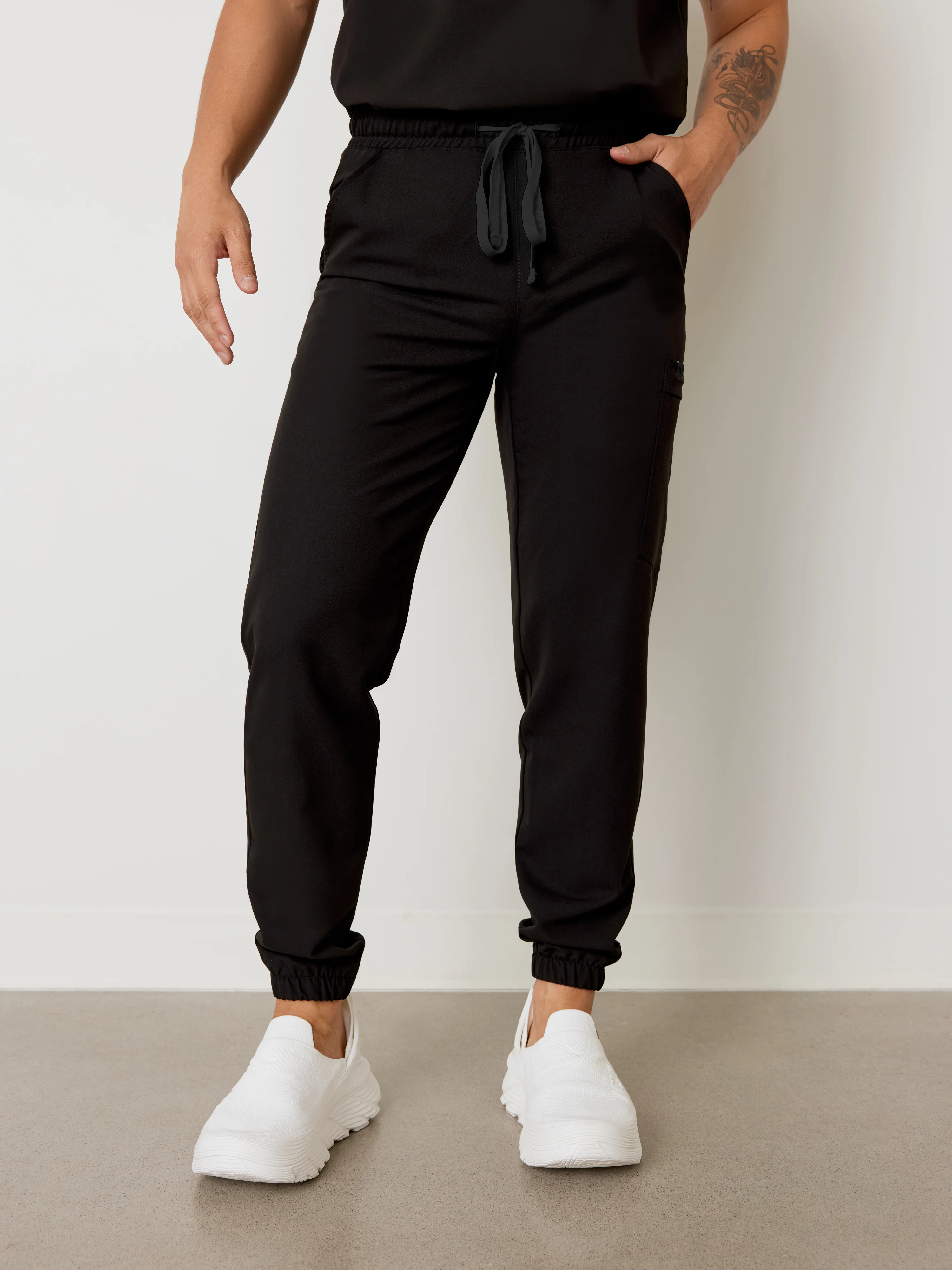 Wealthsimple x CAEP - William - Black - Men's Jogger Pants - SILVADUR™ - Image 2
