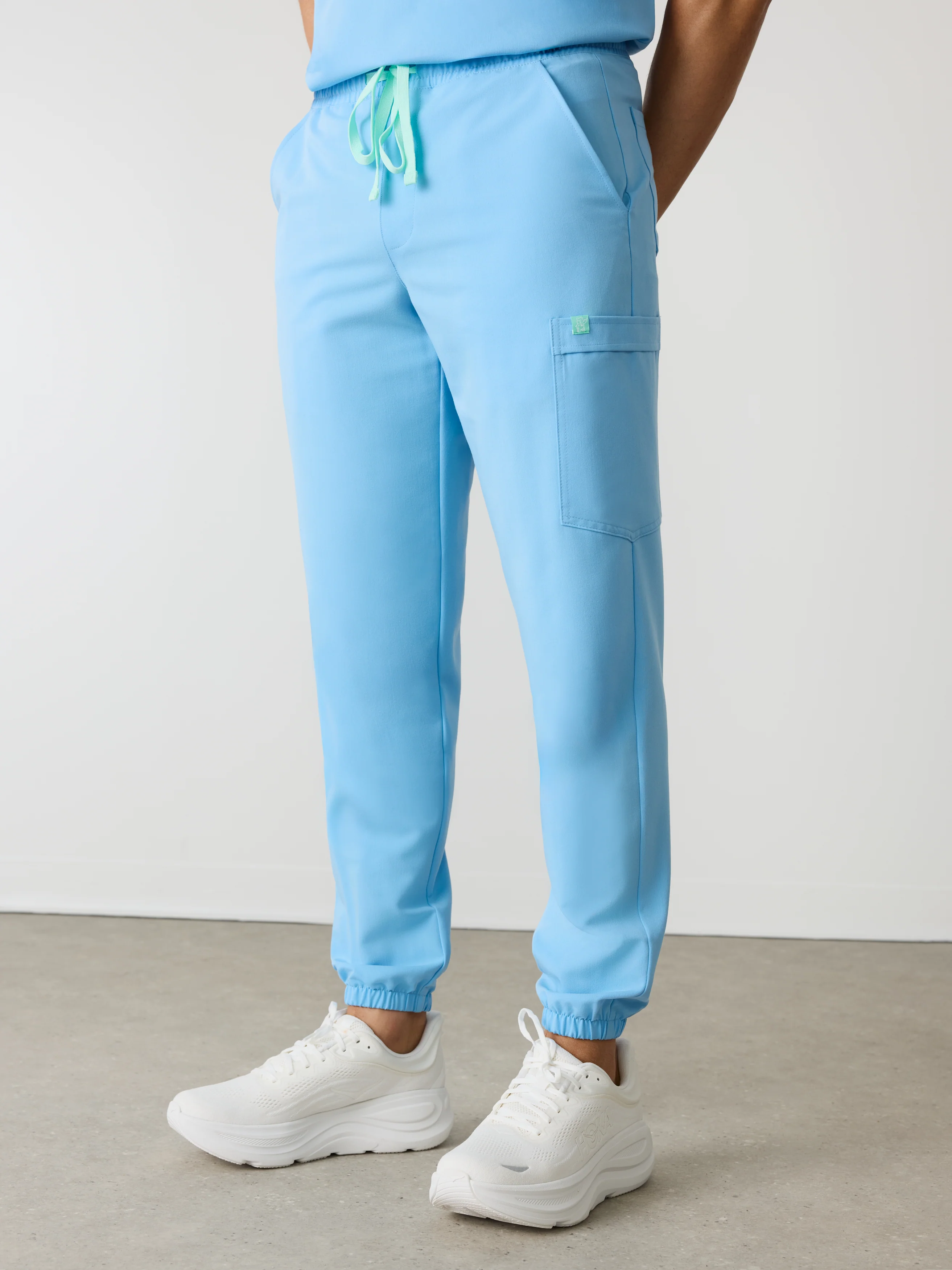 WILLIAM RE-GARDE™ - CLASSIC BLUE - Men's Jogger Pants - SILVADUR™ - Image 3