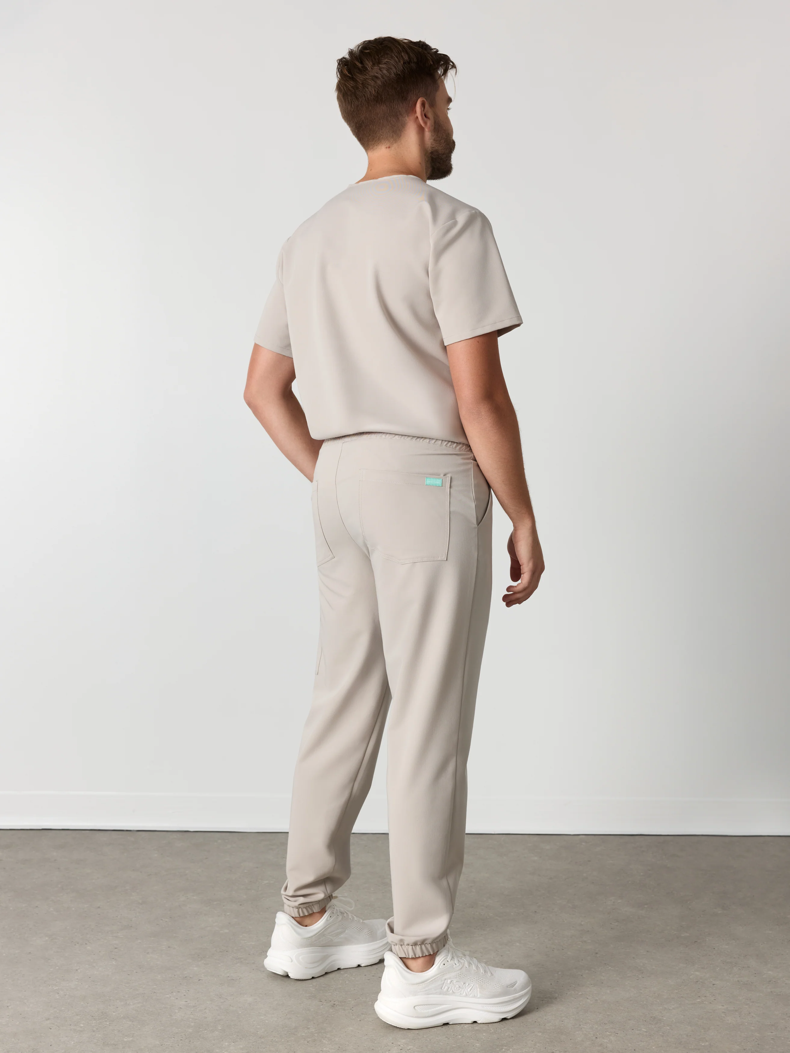 WILLIAM RE-GARDE™ - GREIGE - Men's Jogger Pants - SILVADUR™ - Image 4