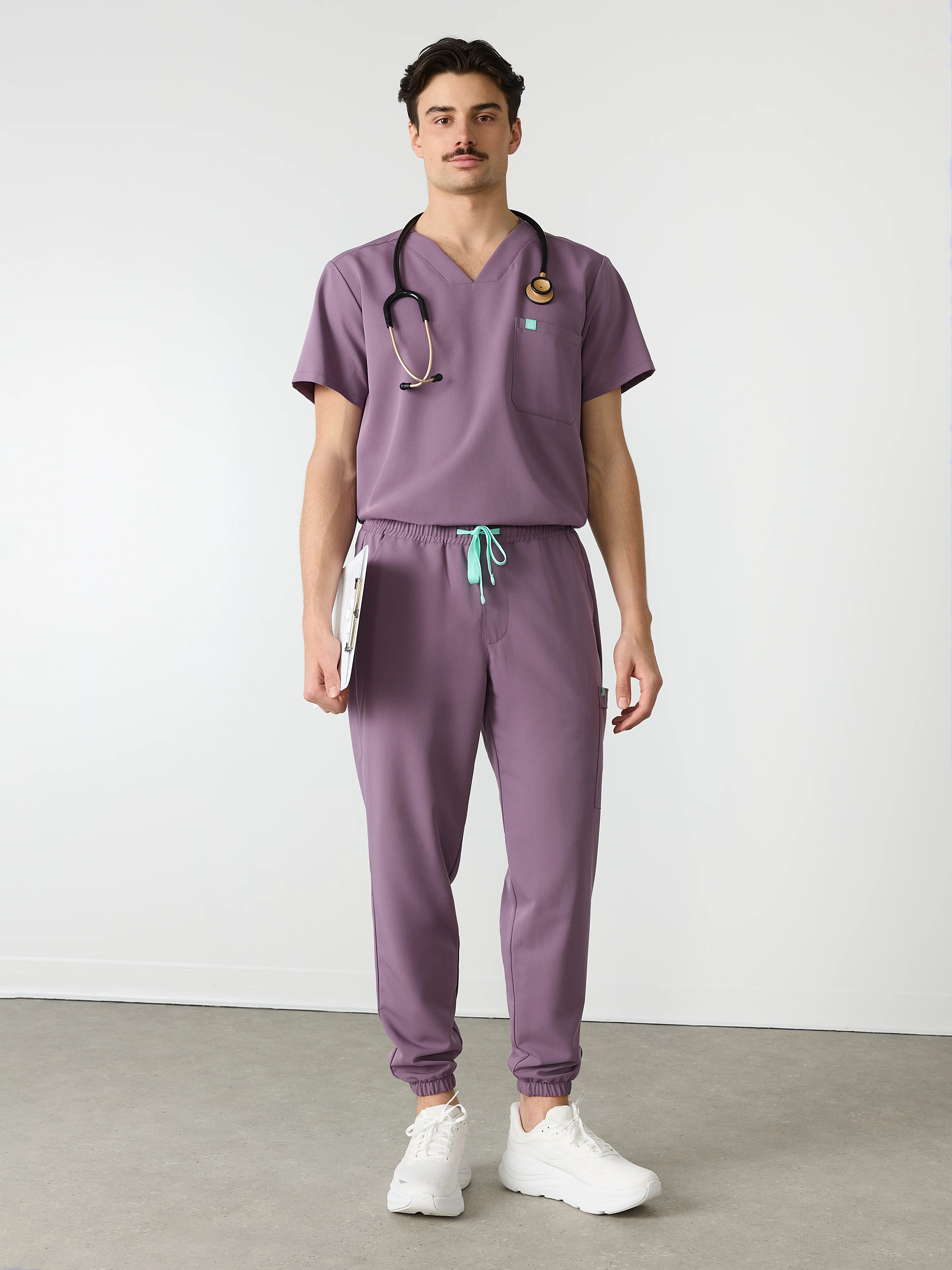 WILLIAM RE-GARDE™ - DUSTY PURPLE - Men's Jogger Pants - SILVADUR™