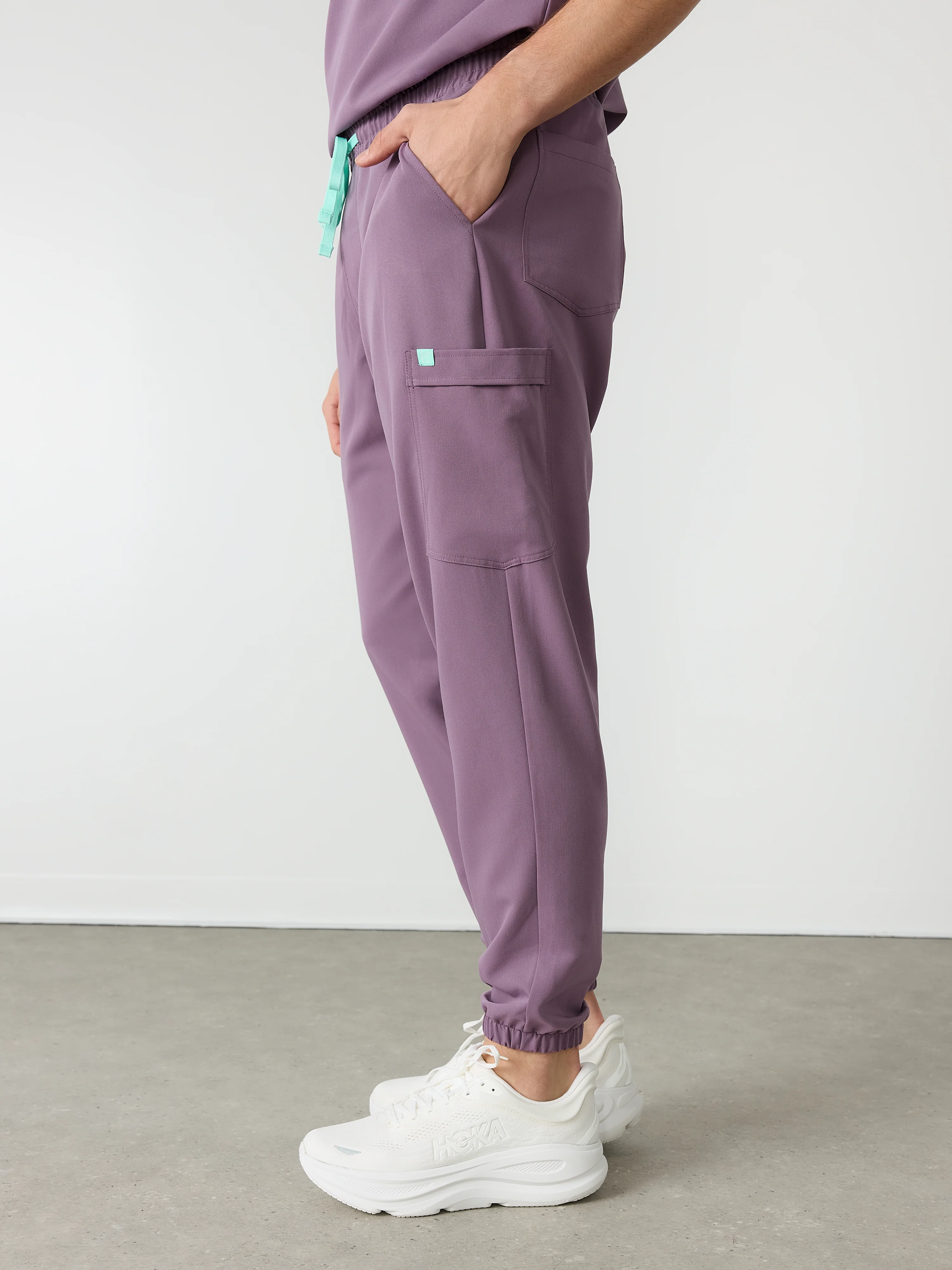 WILLIAM RE-GARDE™ - DUSTY PURPLE - Men's Jogger Pants - SILVADUR™ - Image 2