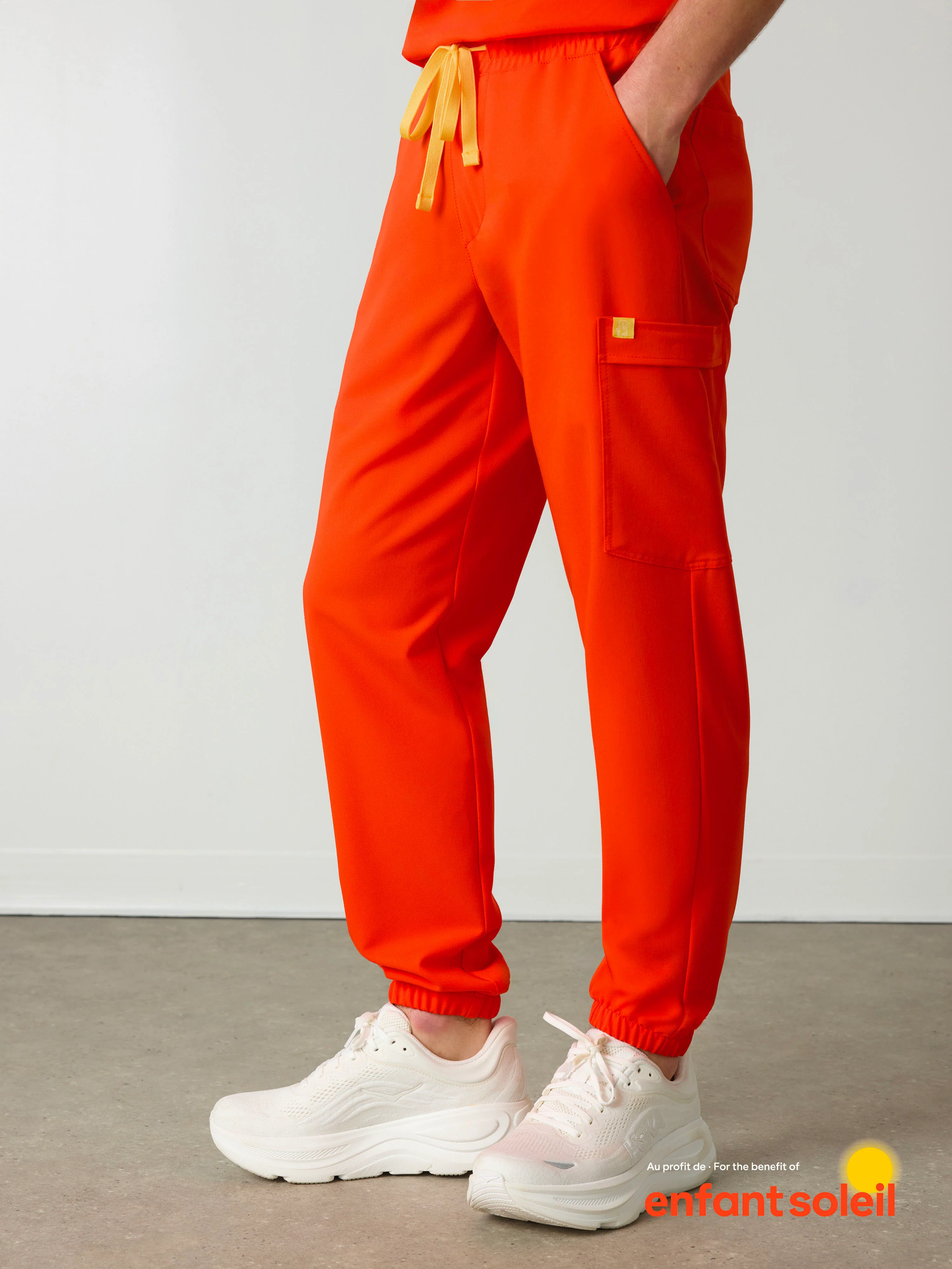 WILLIAM RE-GARDE™ - TANGERINE - Men's Jogger Pants - SILVADUR™ - Image 2