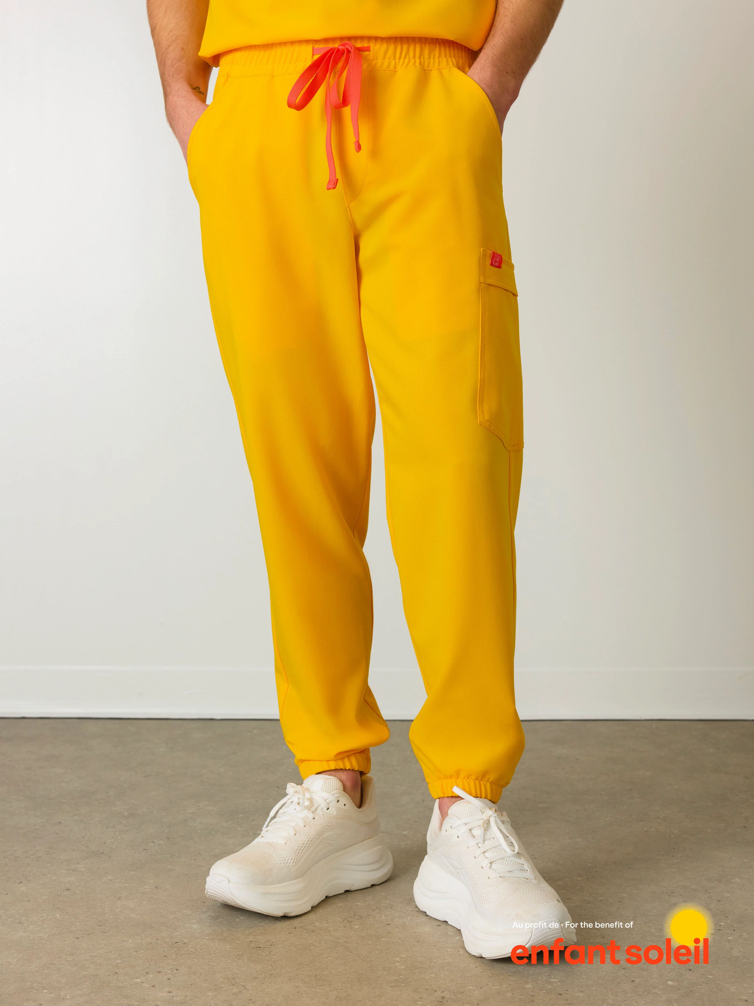 WILLIAM RE-GARDE™ - SUNSHINE YELLOW - Men's Jogger Pants - SILVADUR™ - Image 2
