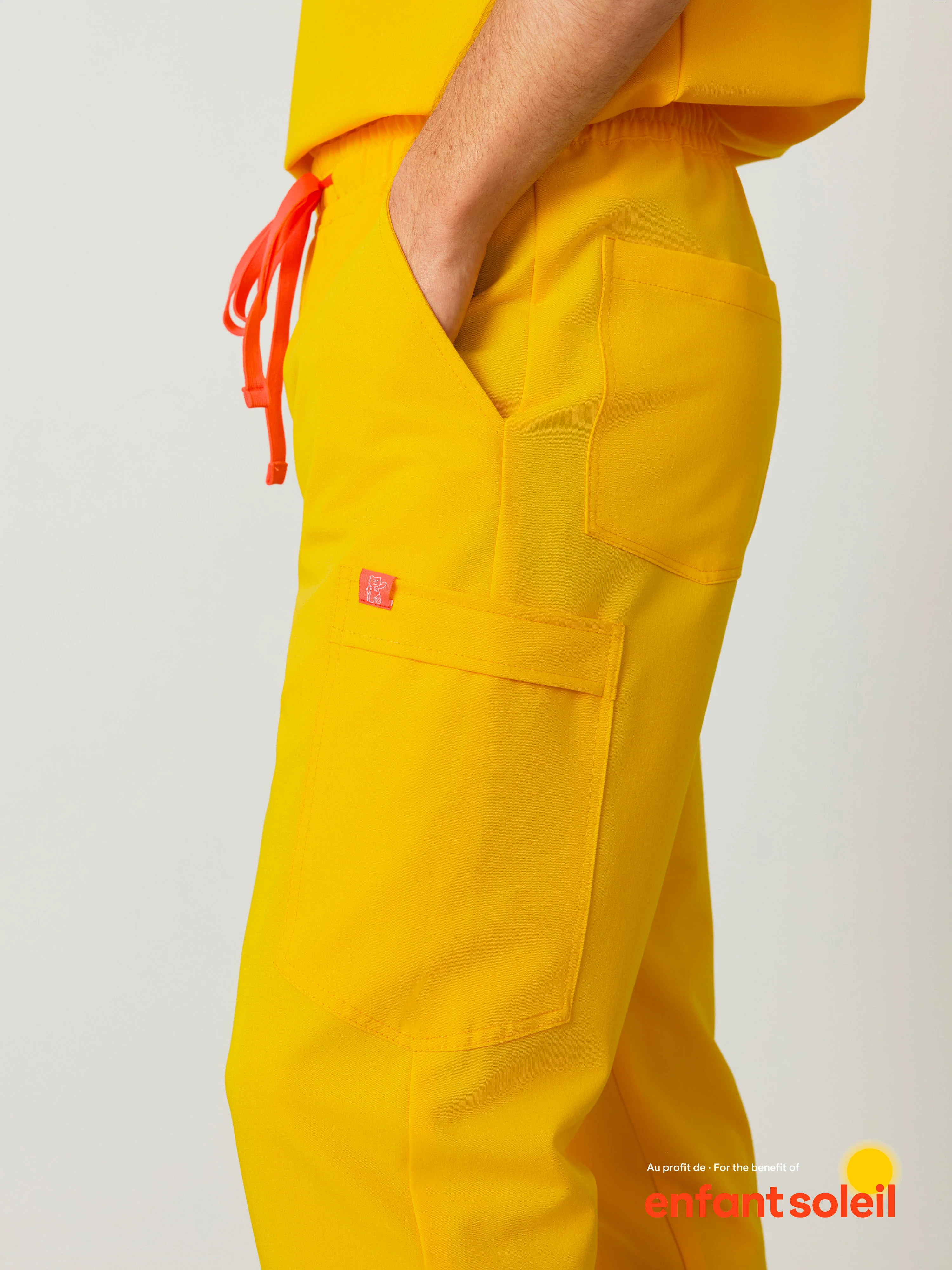 WILLIAM RE-GARDE™ - SUNSHINE YELLOW - Men's Jogger Pants - SILVADUR™ - Image 3
