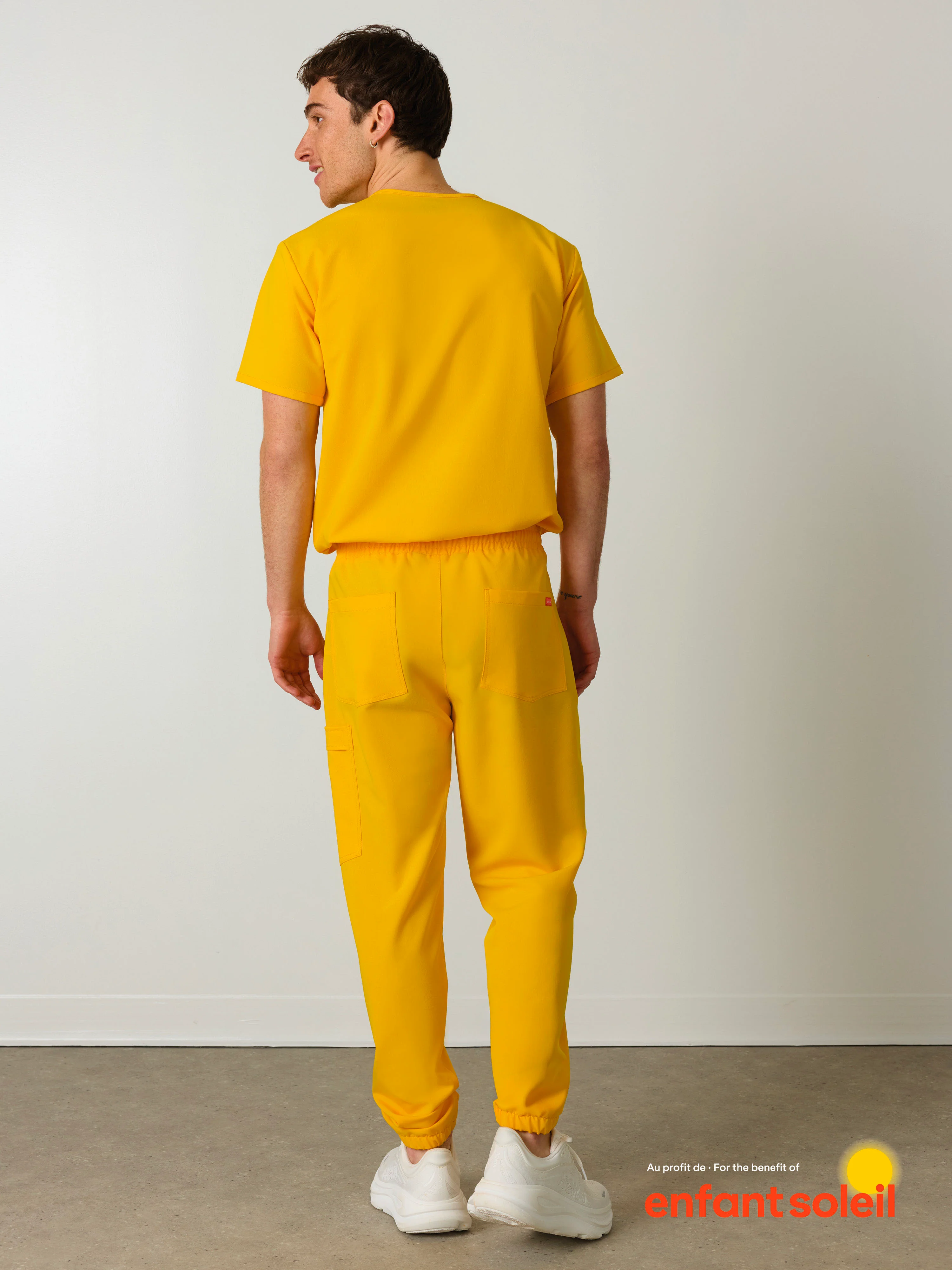 WILLIAM RE-GARDE™ - SUNSHINE YELLOW - Men's Jogger Pants - SILVADUR™ - Image 4