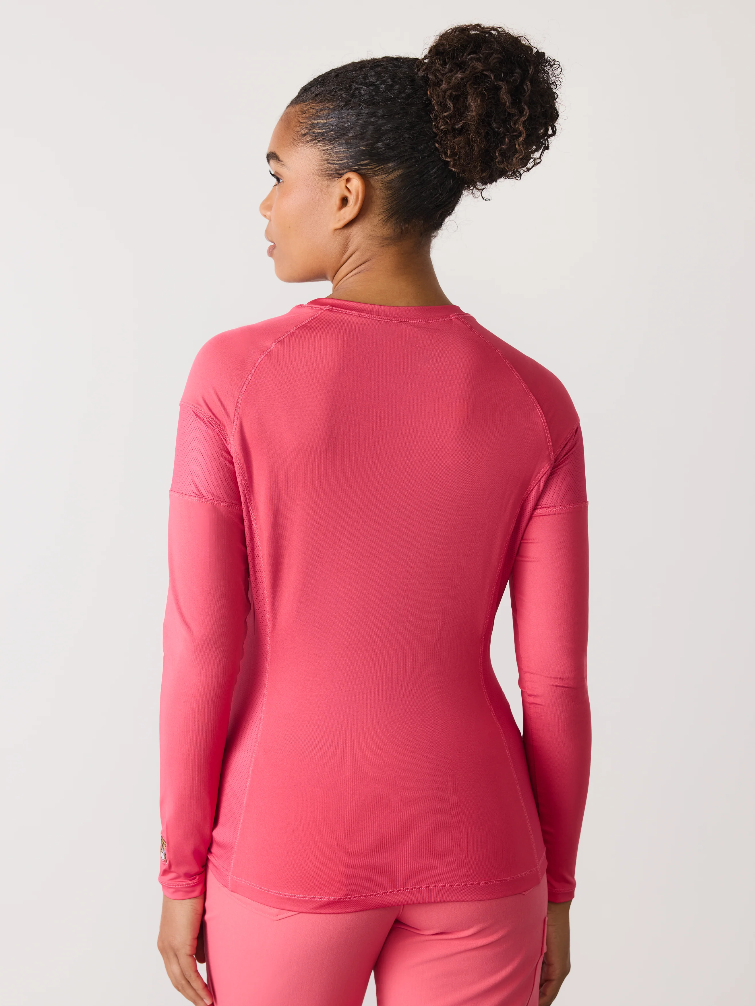 Women High-Performance Underscrub - Warm Ember - Long Sleeves - Image 4