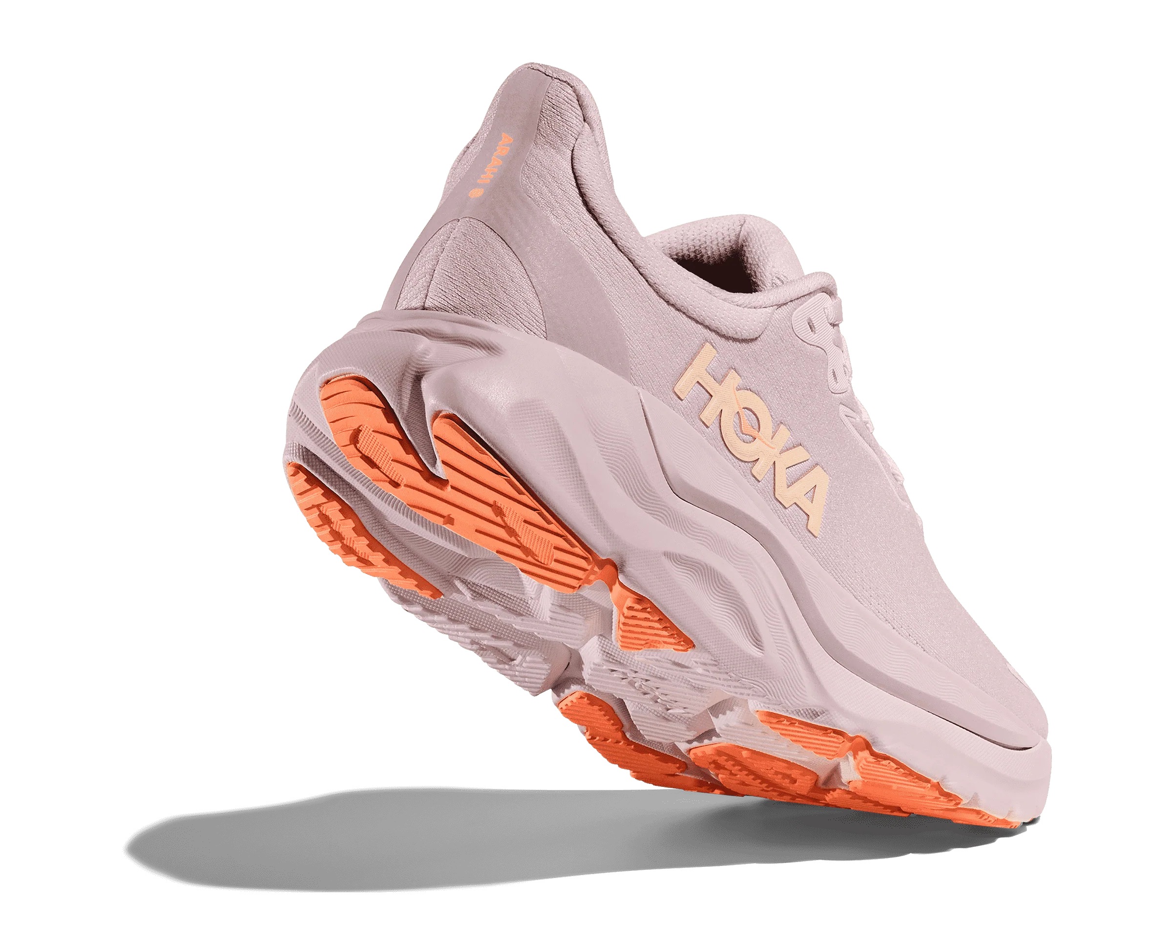 Women's Hoka Arahi 8 Lilac Cream / Neon Cantaloupe - Final Sale - Image 3