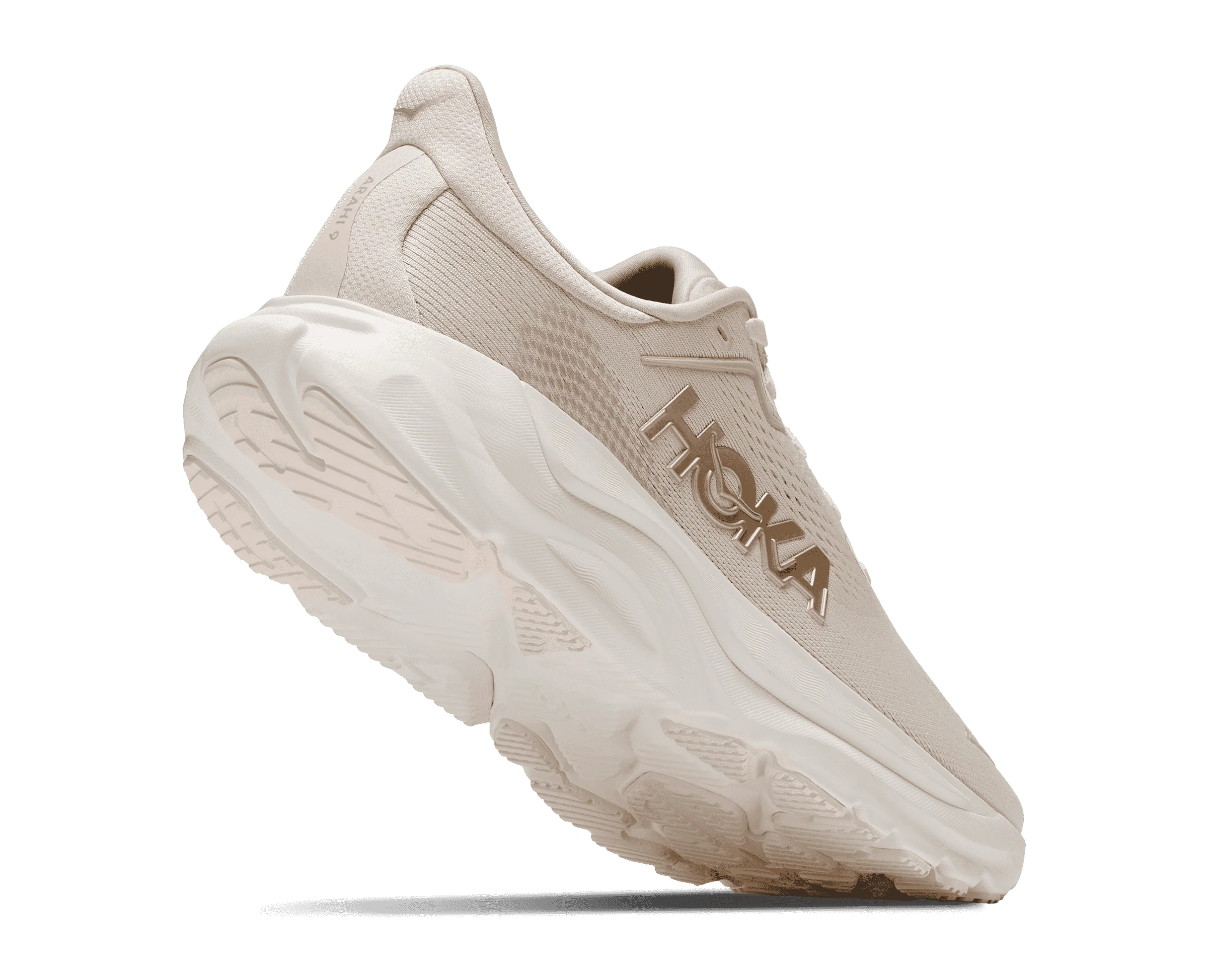 Women's Hoka Arahi 9 Alabaster / Oat Milk - Image 3