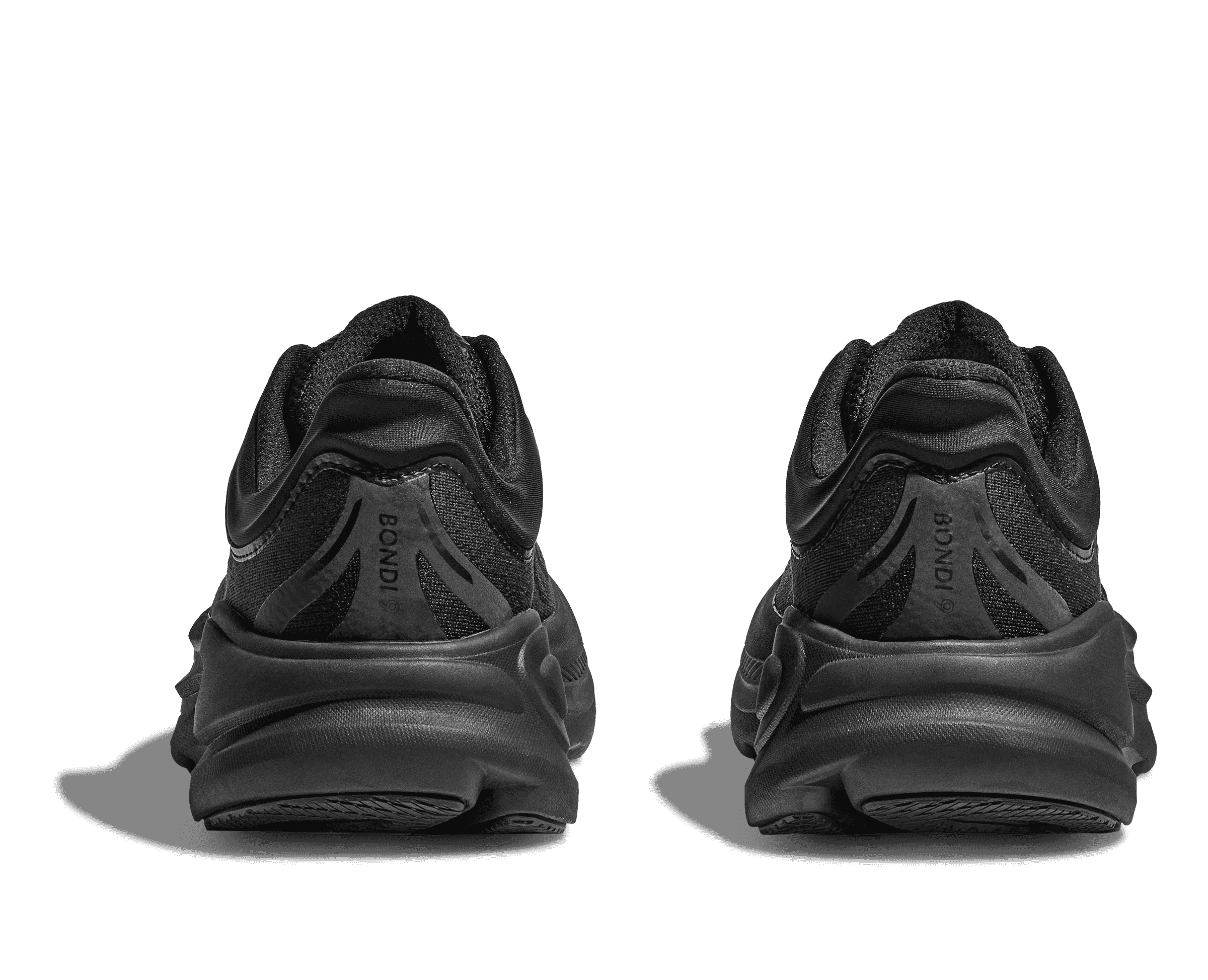 Women's Hoka Bondi 9 Black / Black - Image 4