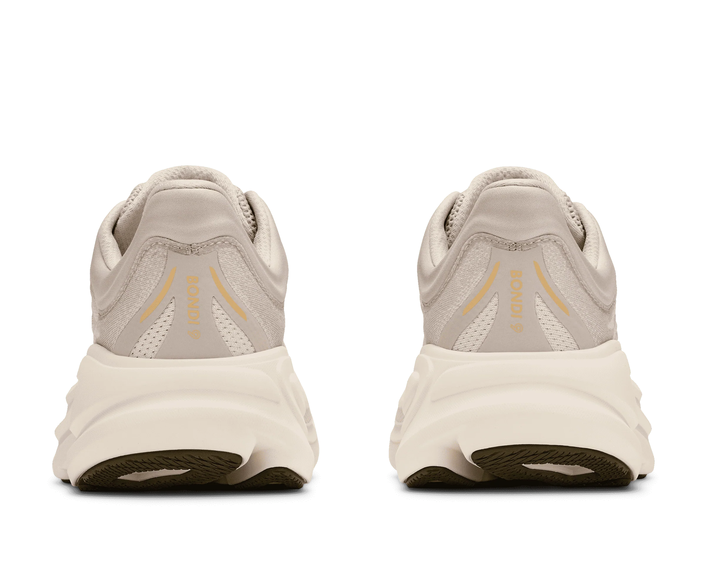 Women's Hoka Bondi 9 River Rock Grey / Alabaster - Image 4