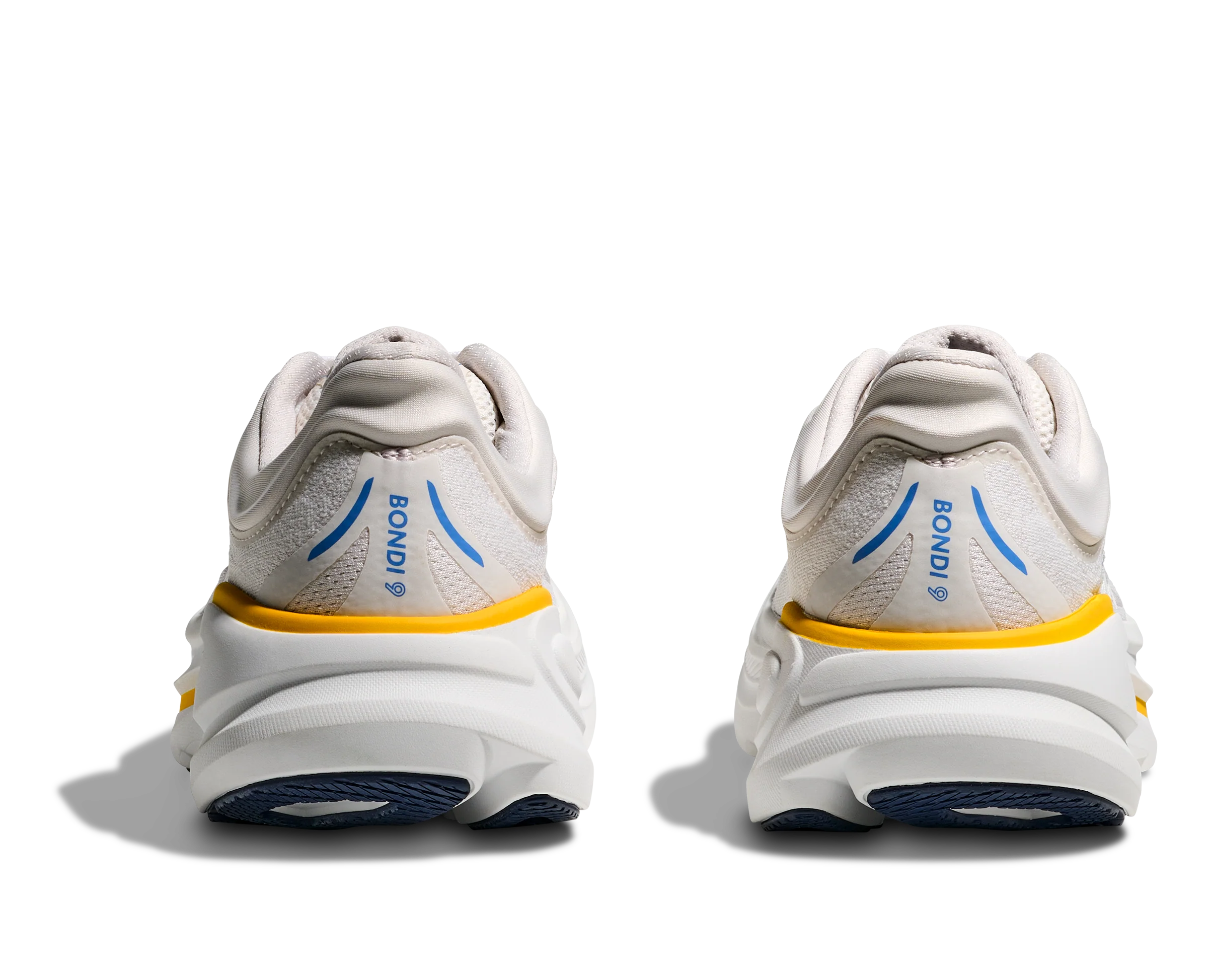 Women's Hoka Bondi 9 White / Grout - Image 3