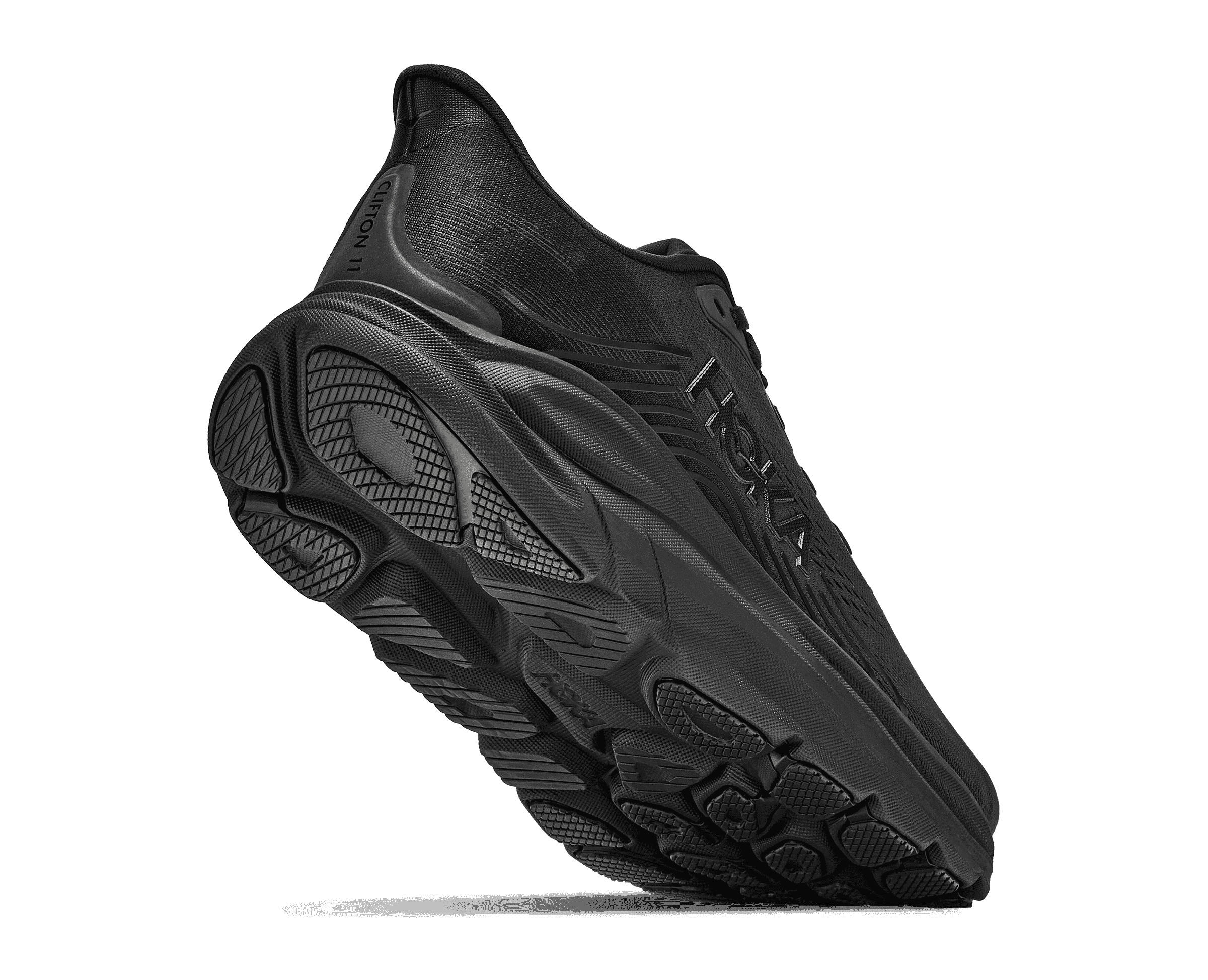 Women's Hoka Clifton 11 Black / Black - Image 3