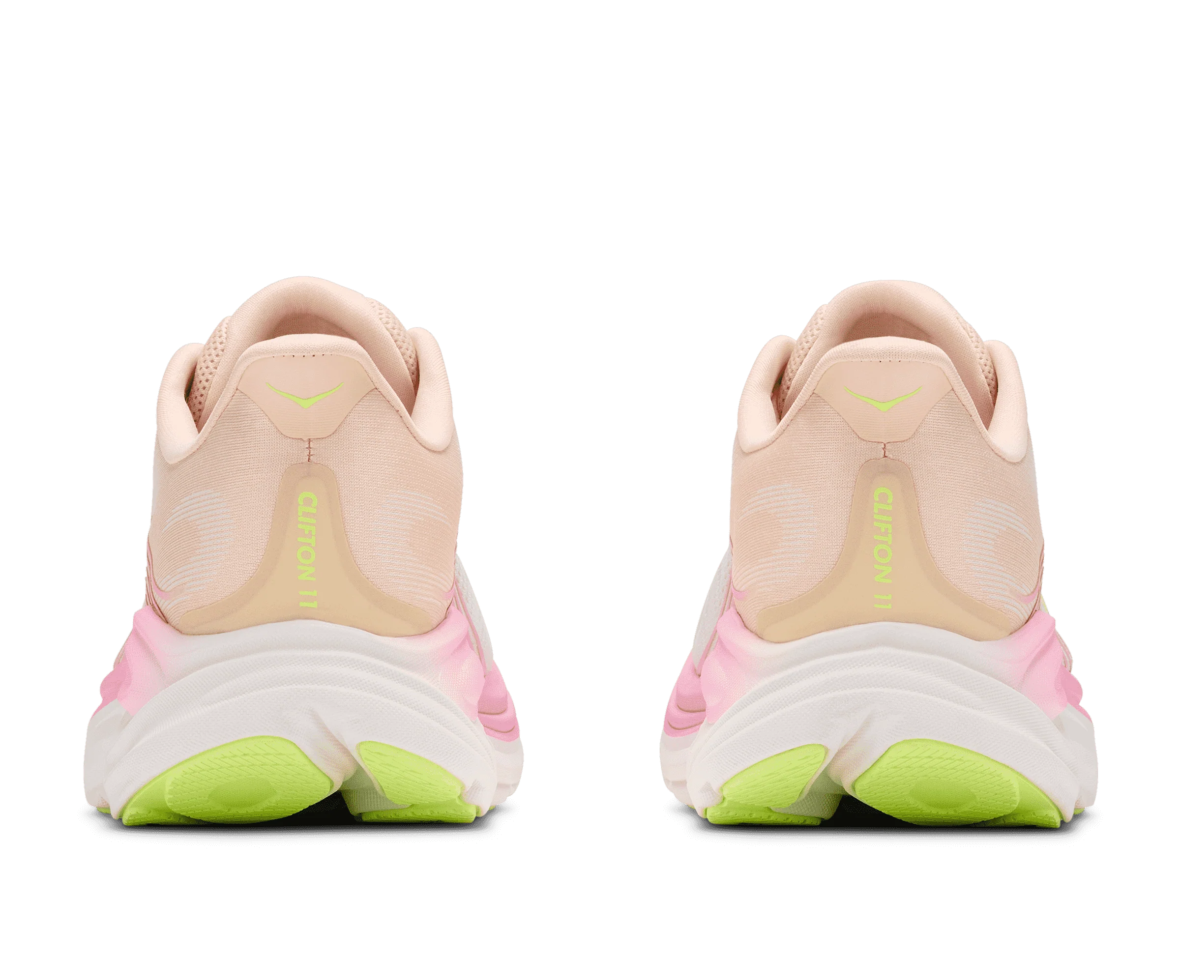 Women's Hoka Clifton 11 Tangerine Glow / White - Image 3