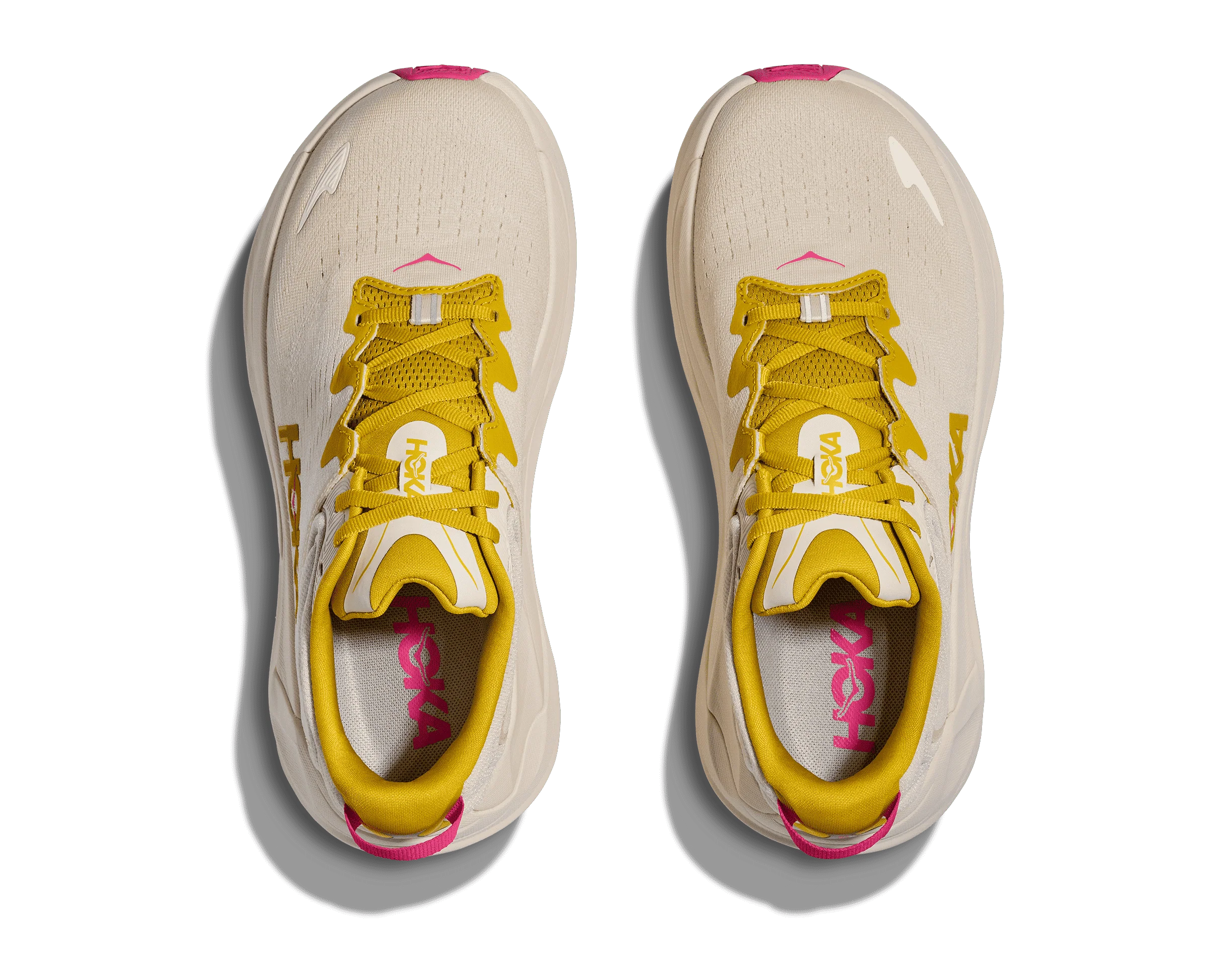 Women's Hoka Gaviota 6 Birch / Yellow Gold - Image 2