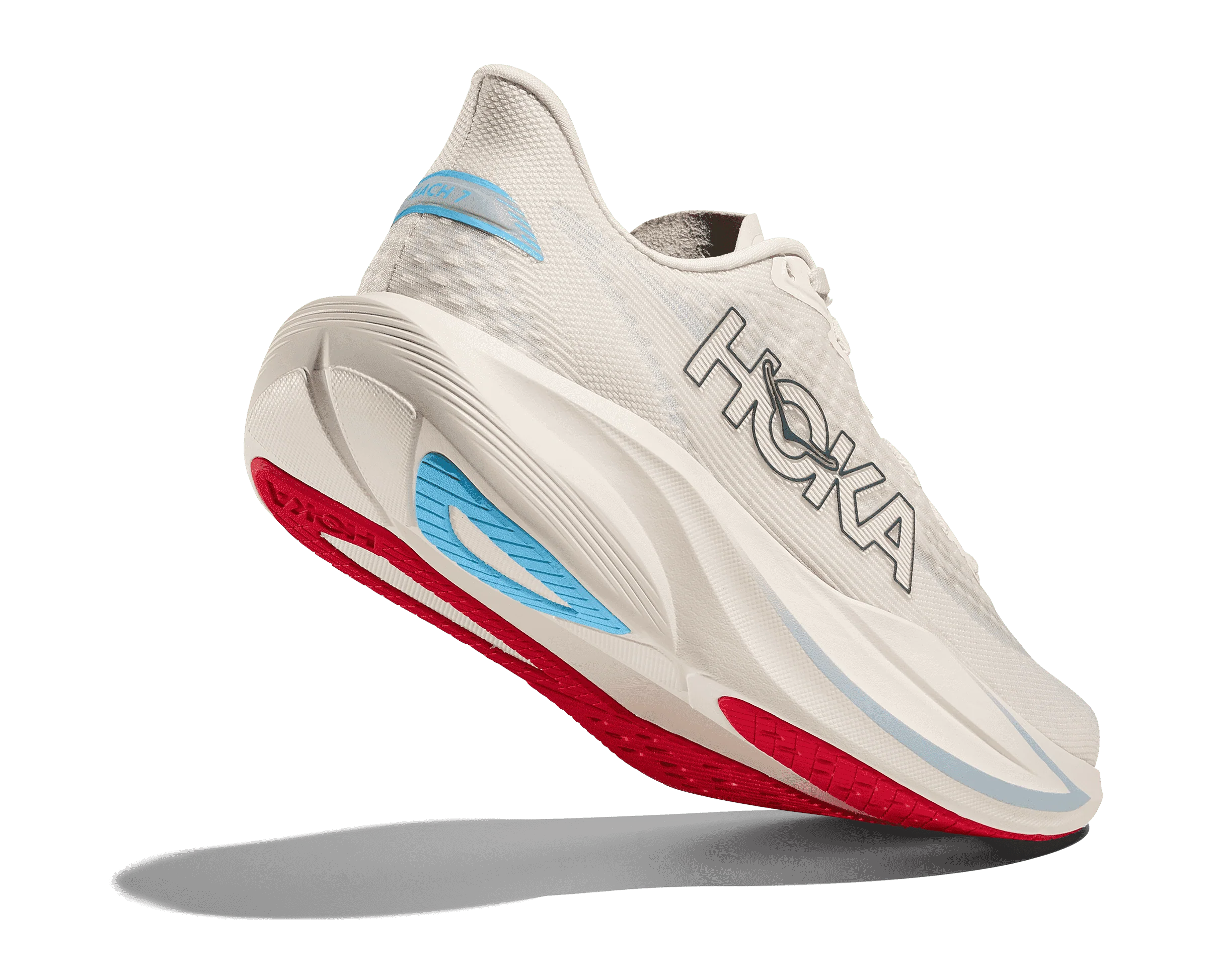 Women's Hoka Mach 7 Alabaster / Soaring Blue - Image 3