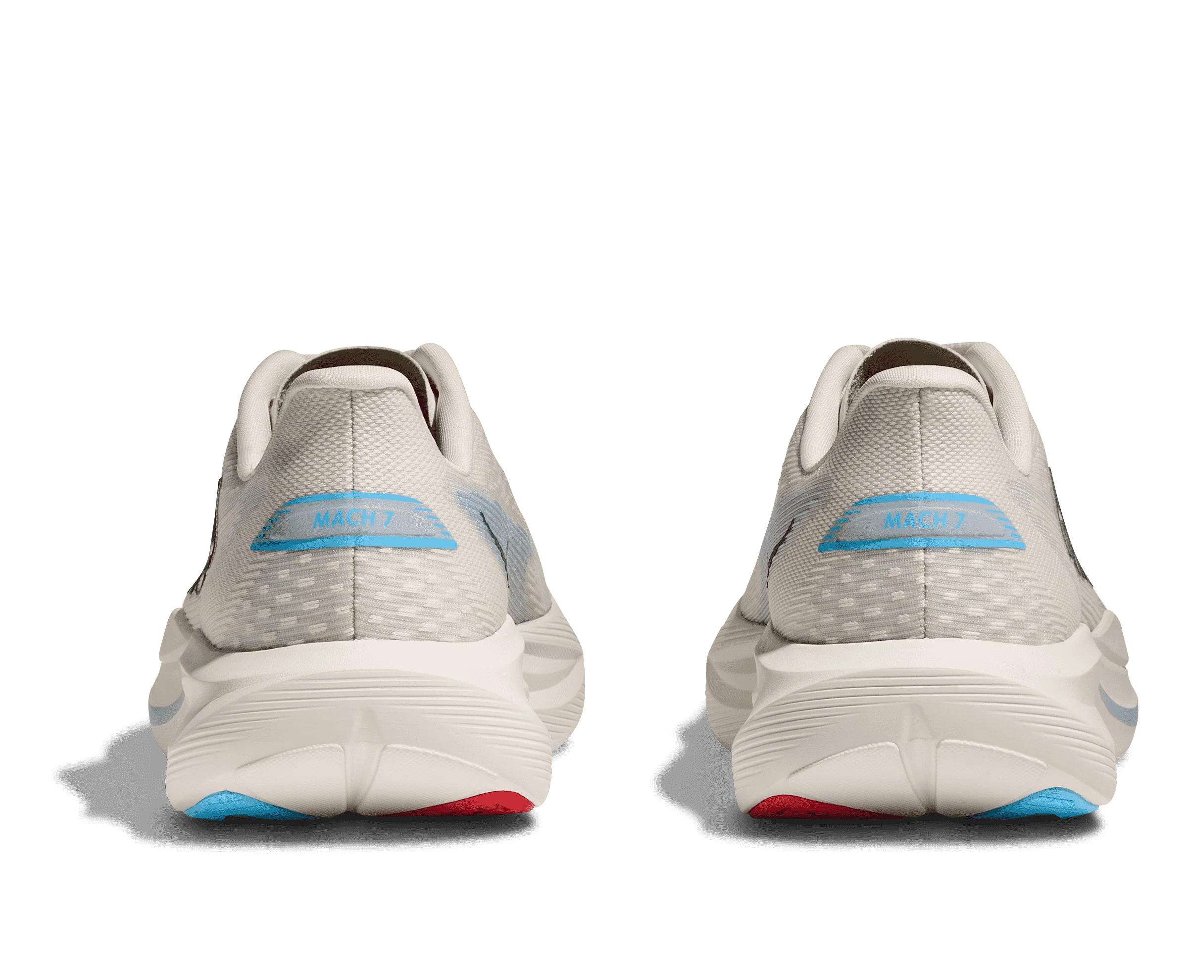 Women's Hoka Mach 7 Alabaster / Soaring Blue - Image 4