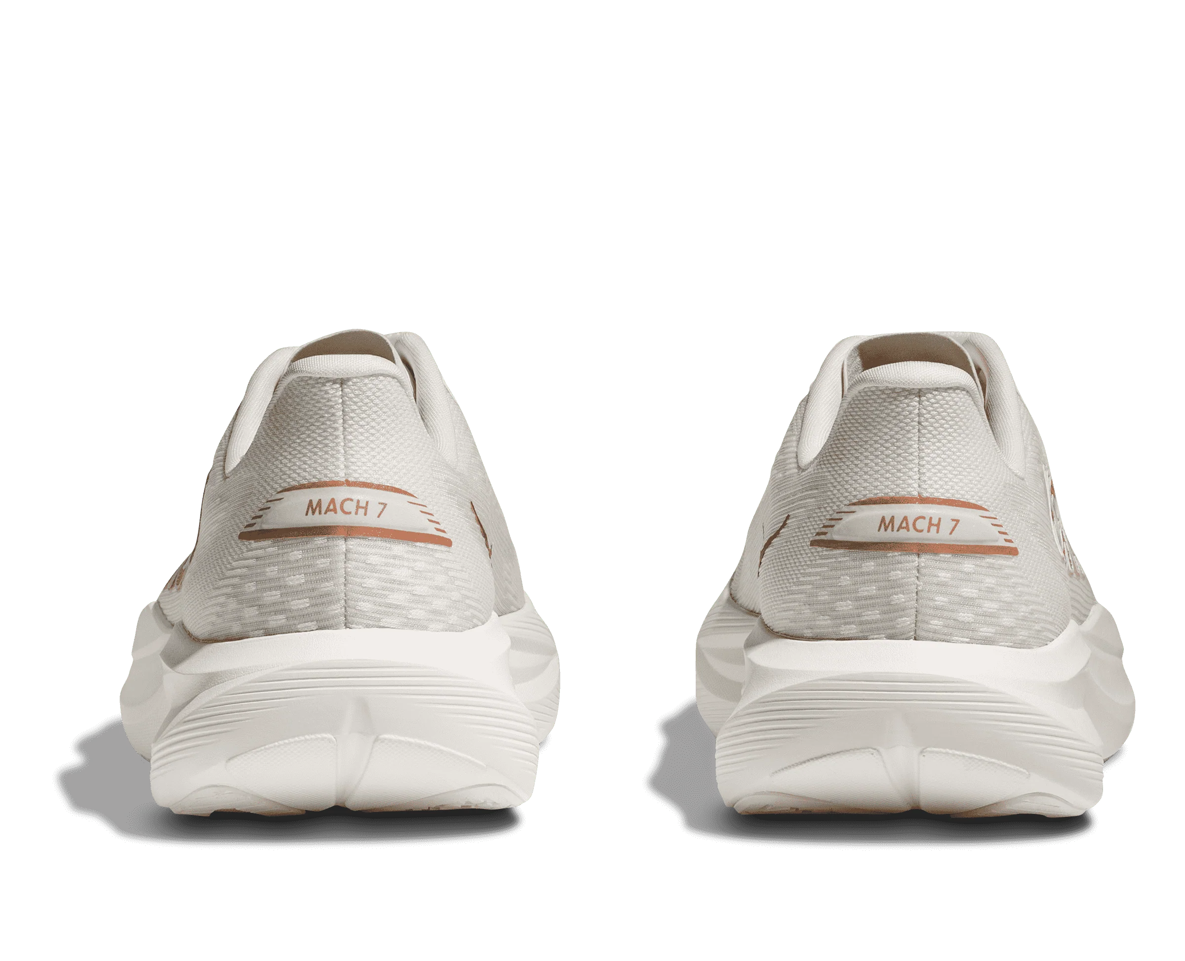 Women's Hoka Mach 7 Frost / Rose Gold - Image 4
