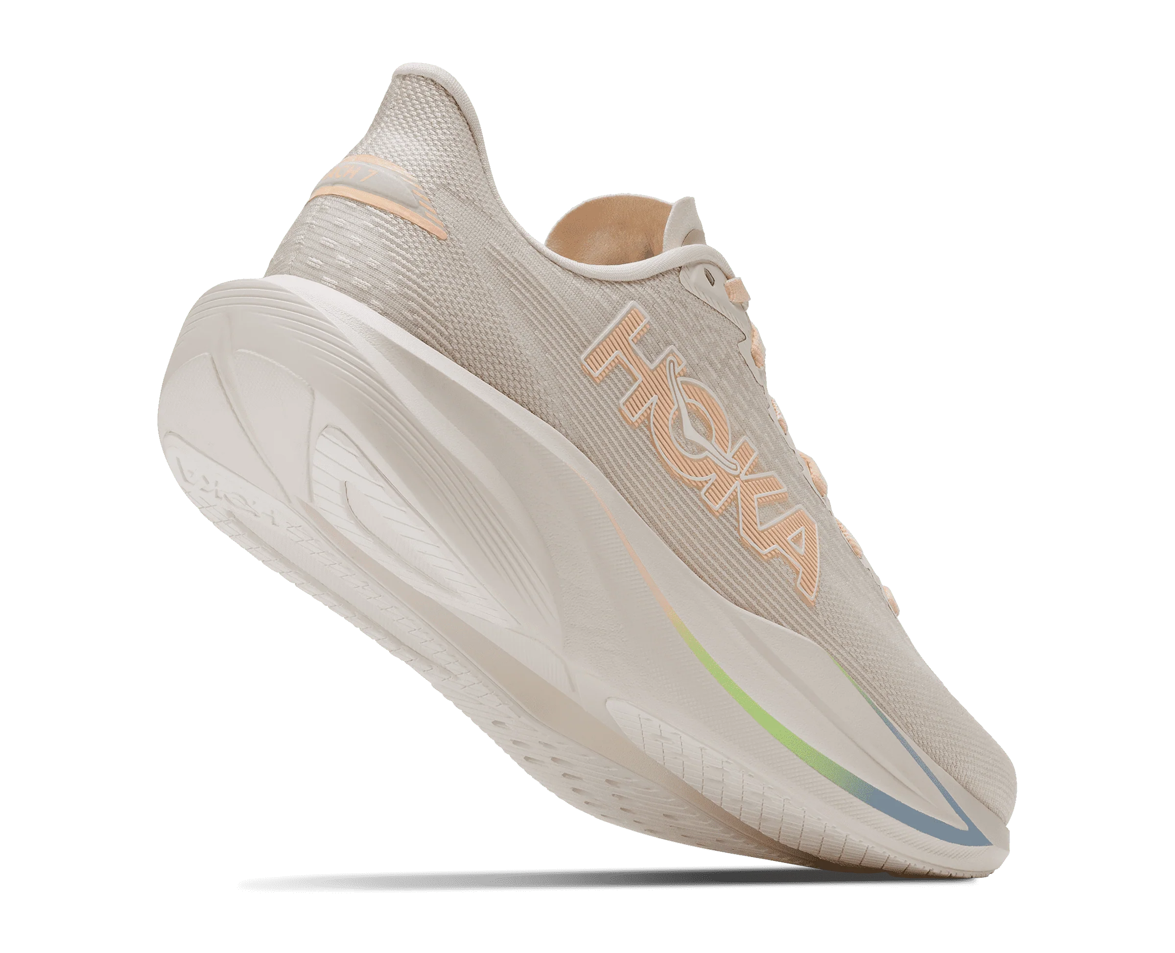Women's Hoka Mach 7 Oat Milk / Alabaster - Image 3