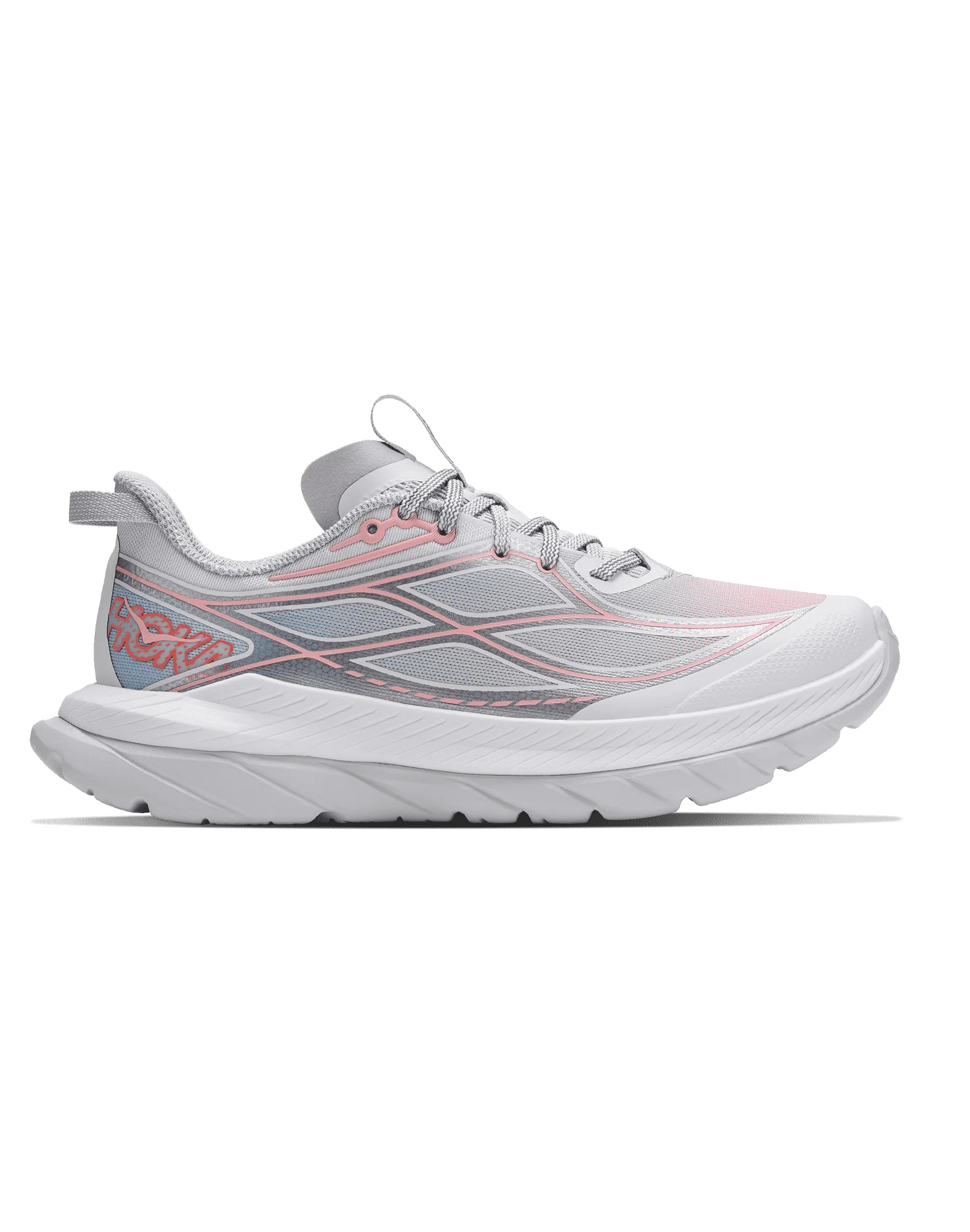 Women's Hoka Mach Remastered Aura Cosmic Grey / Dewy Pink